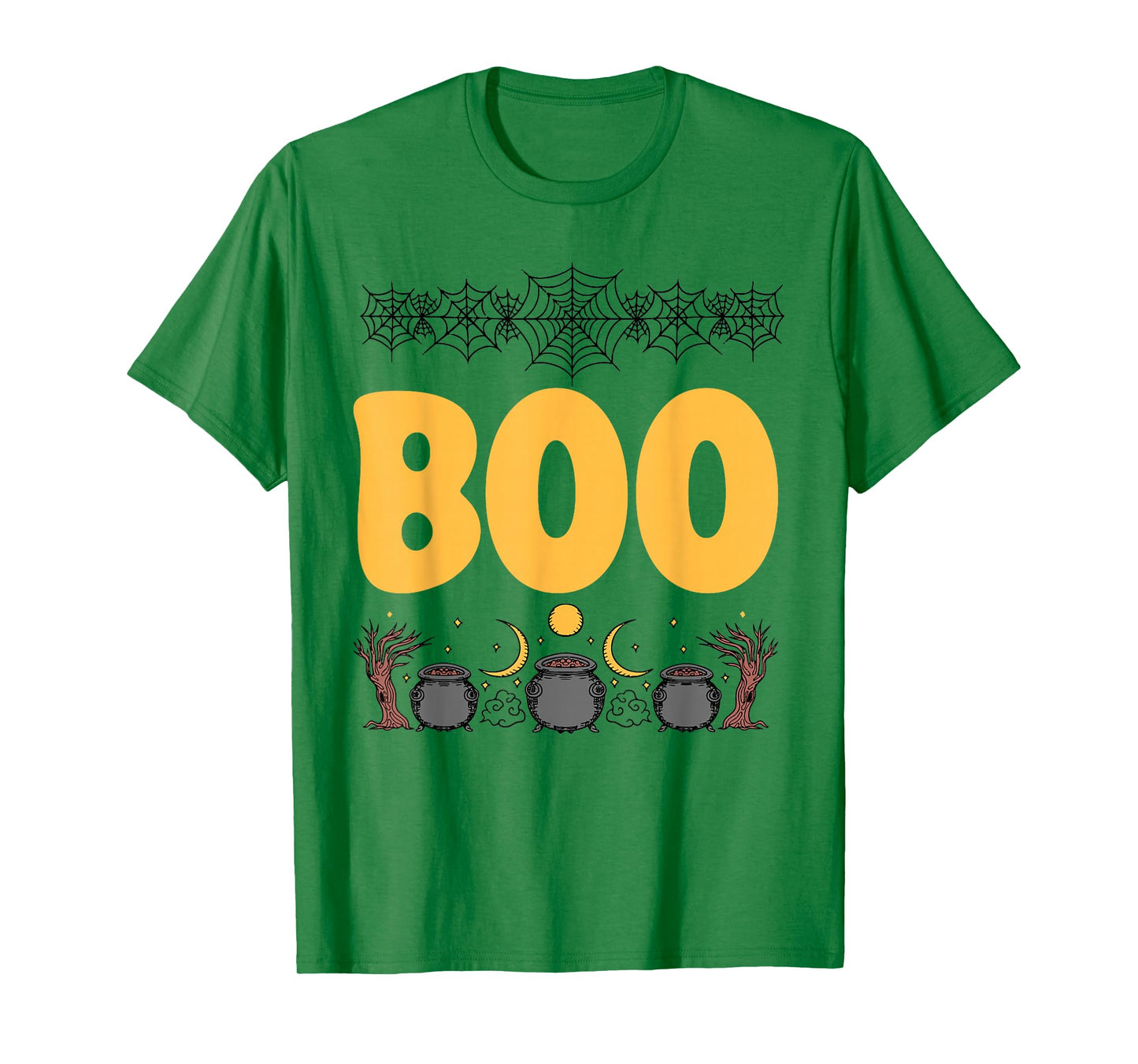 Boo Halloween Spider Witch Trick or Treat Halloween Lover T-Shirt