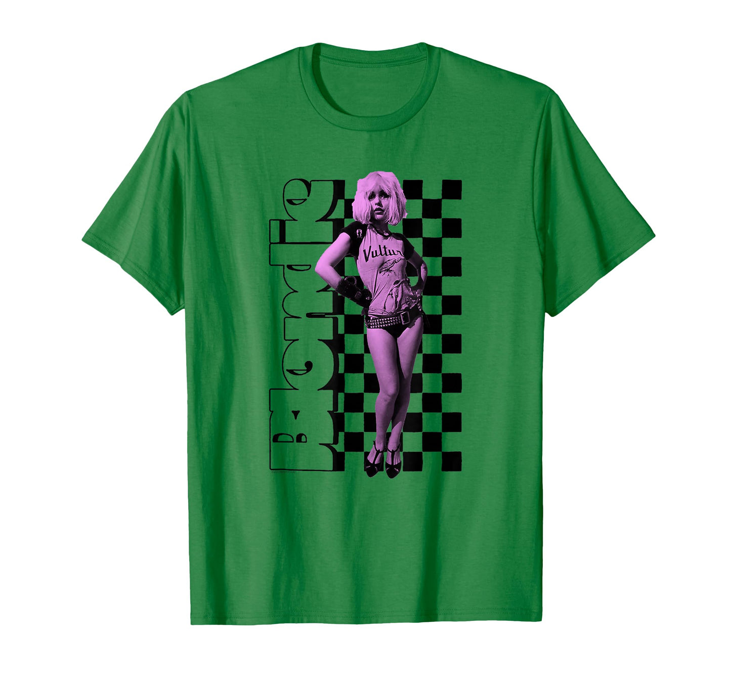 Blondie Checkerboard Portrait Vintage Band T-Shirt