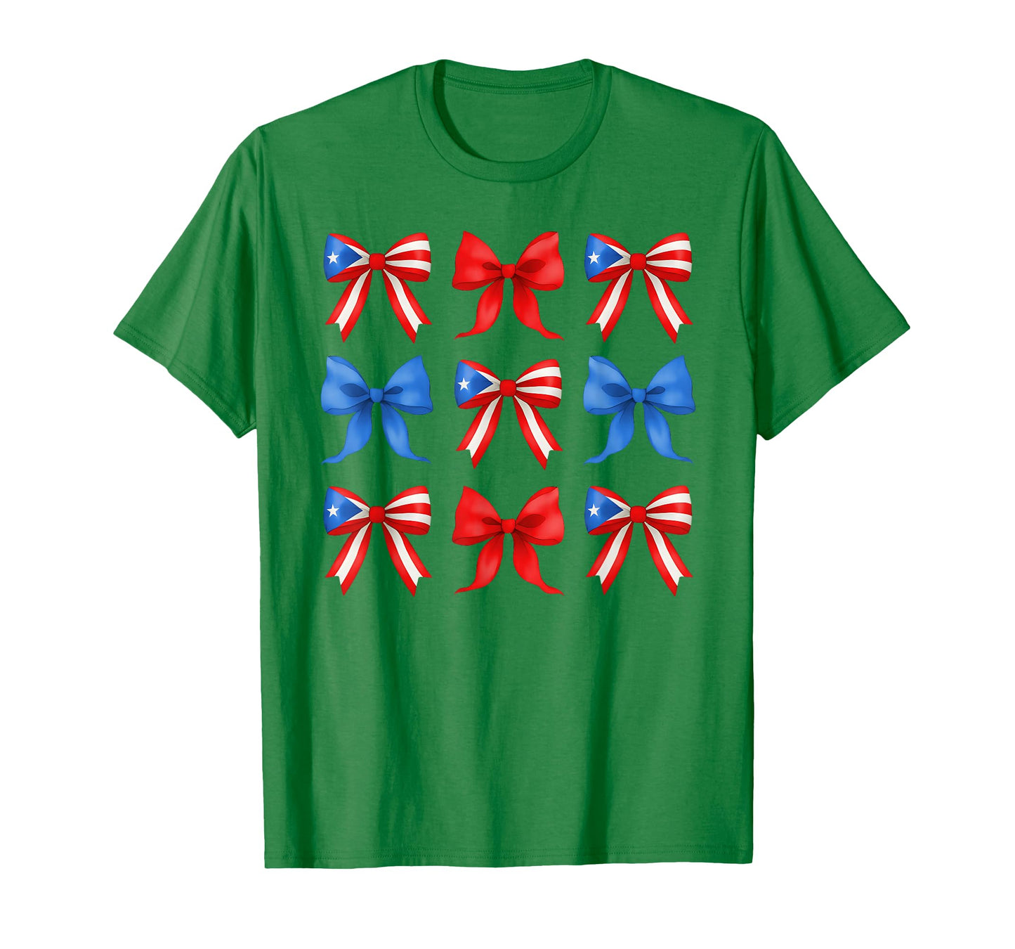 Puerto Rico Coquette Bow Puerto Rico Flag Ribbon Boricua T-Shirt