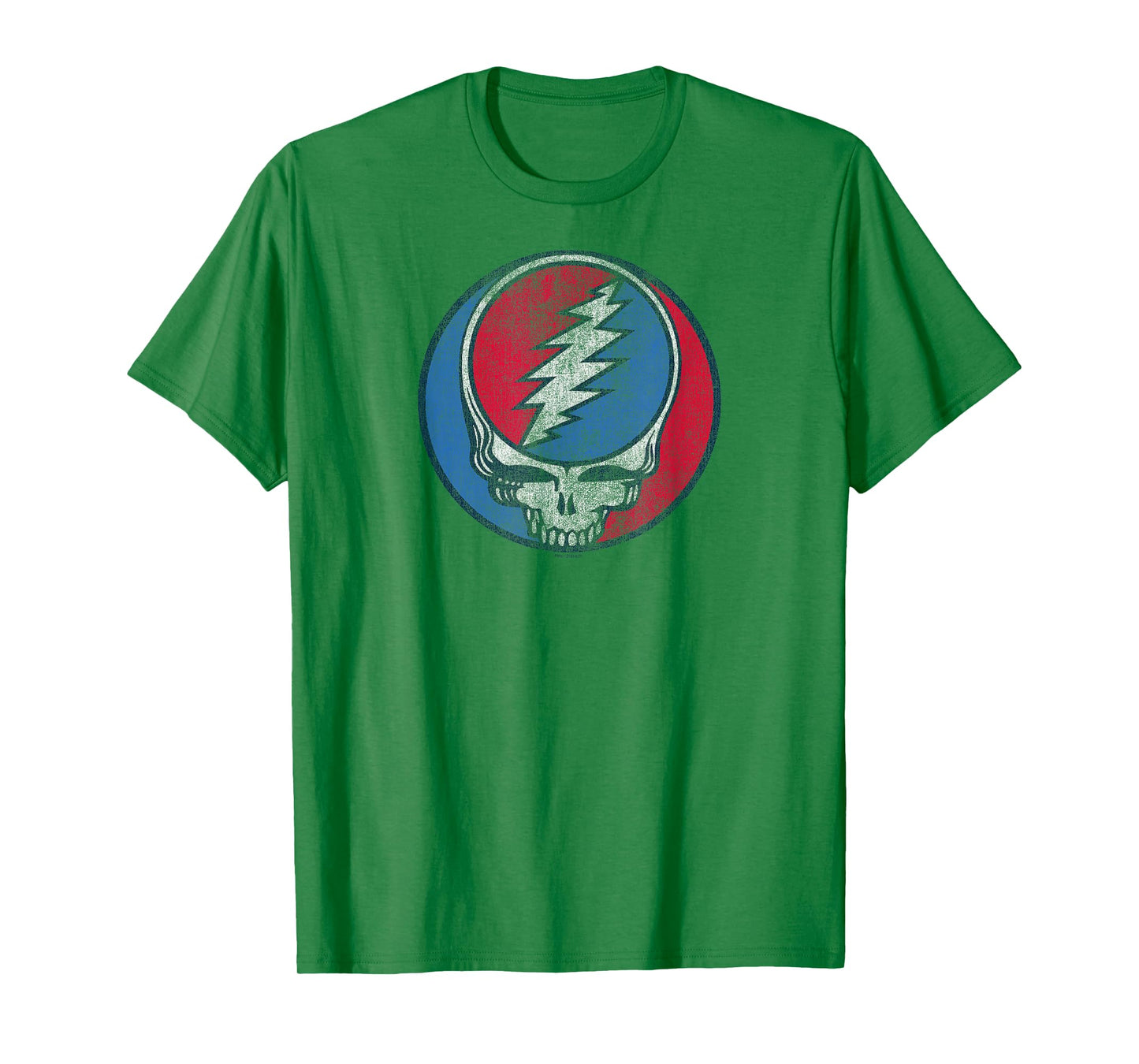 Grateful Dead Distressed Steal Your Face Logo Vintage Band T-Shirt