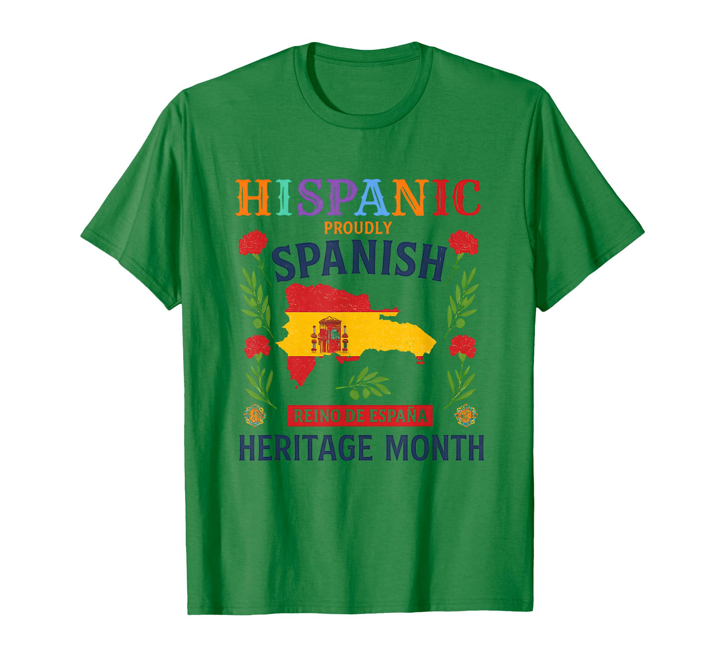Dominican Hispanic Heritage Pride Roots and Culture T-Shirt