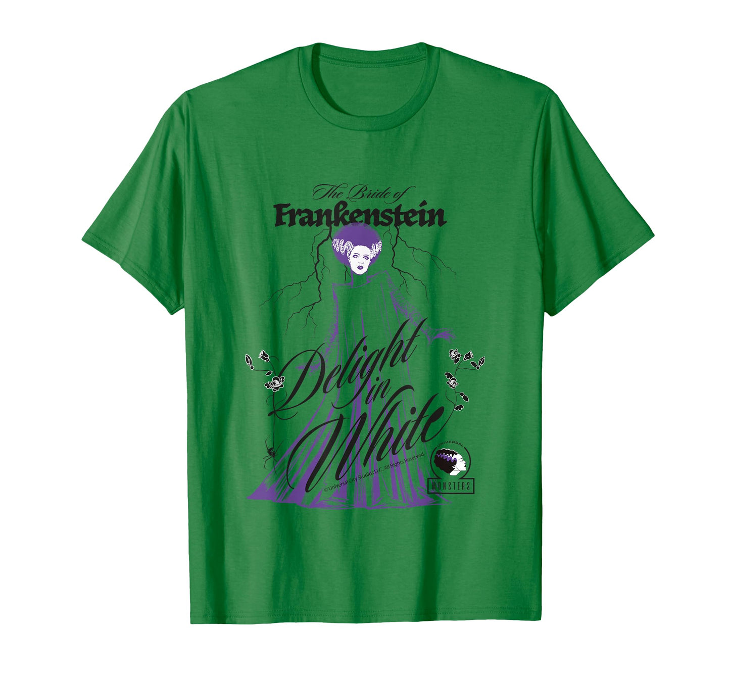 Bride of Frankenstein Dead Inside Lightning T-Shirt