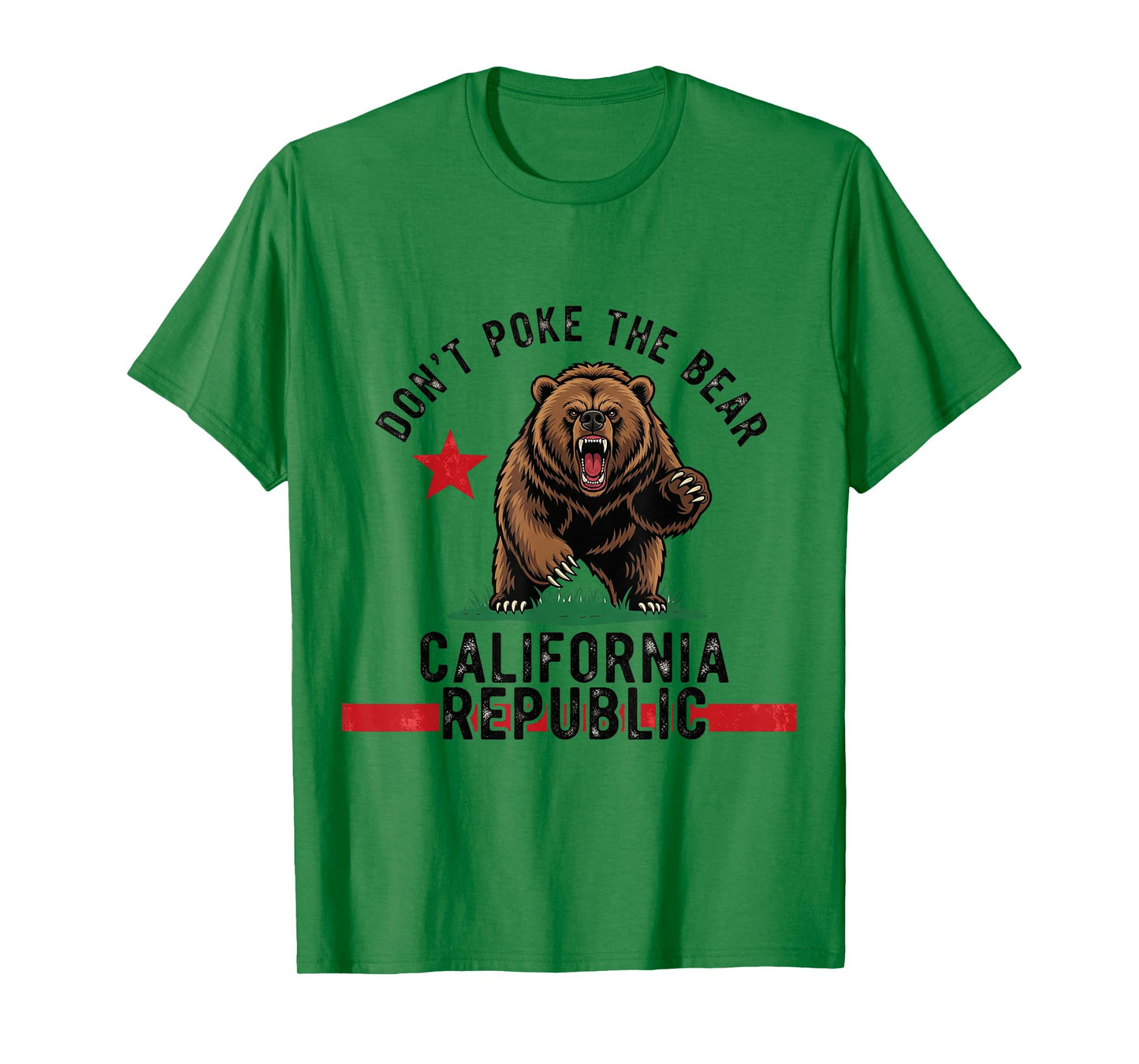 Don’t Poke The Bear California Republic Graphic T-Shirt