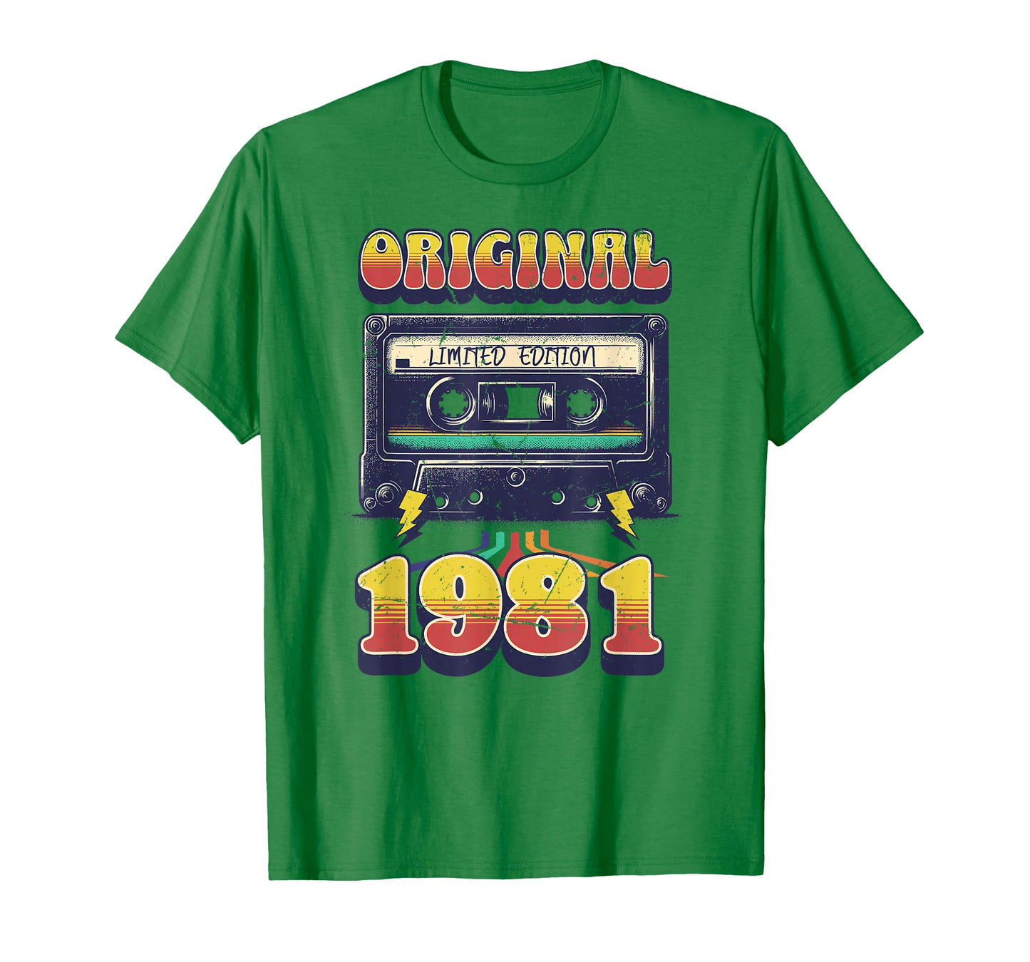 44th Birthday Retro Vintage 1981 Men Women T-Shirt