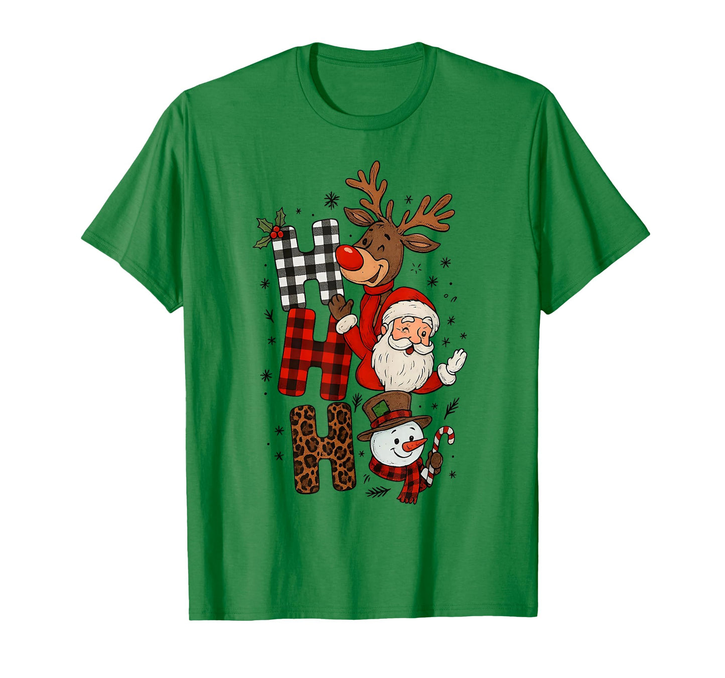 Ho Ho Ho Christmas Pajama for Kids Men Women Xmas Funny T-Shirt