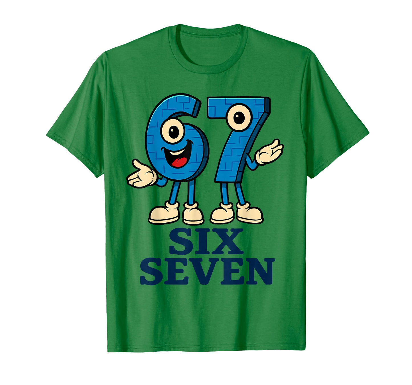 67 Six Seven 6-7 - Funny Italian Brainrot Kids Gaming Meme T-Shirt
