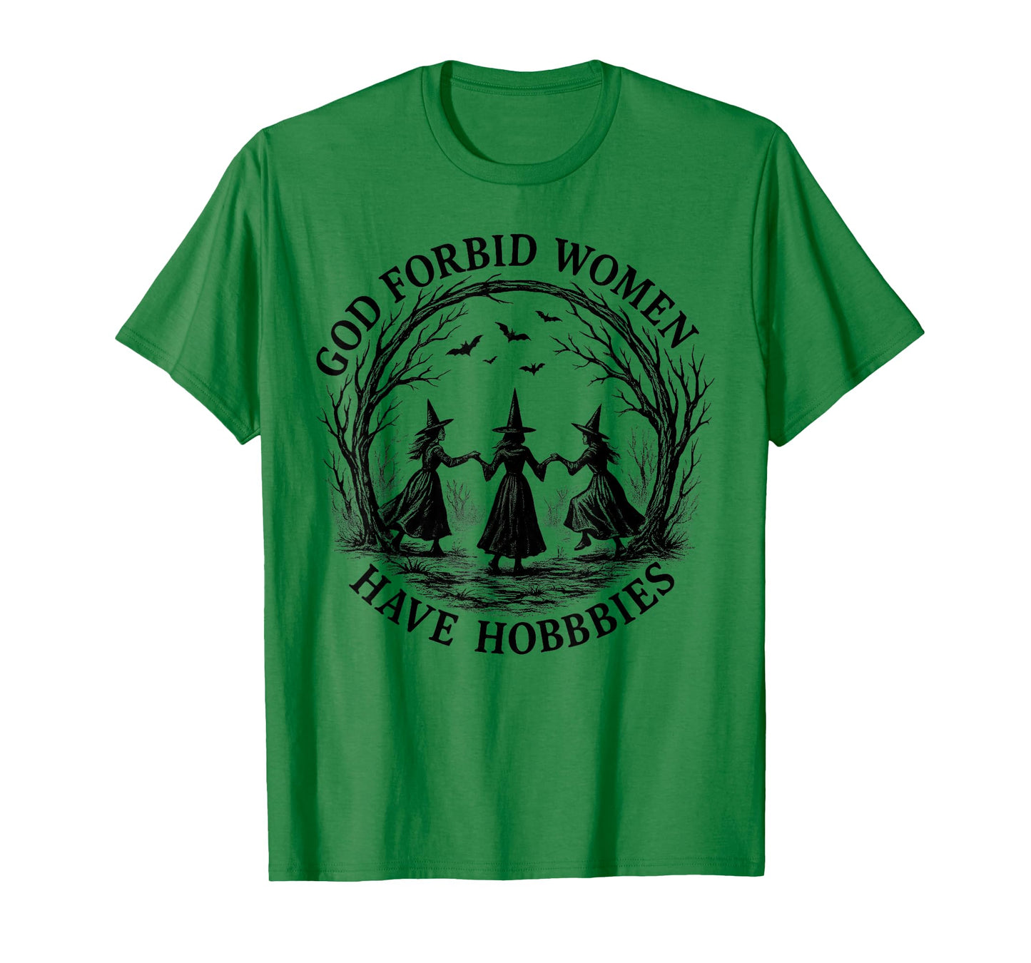 Vintage Witches Halloween Feminism T-Shirt