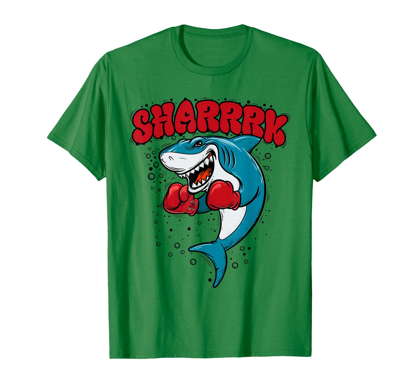 Funny Boxing Whale Shark With Red Gloves Daddy Baby Mommy T-Shirt