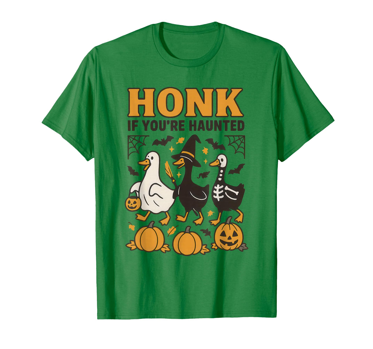 Honk If You’re Haunted Goose Halloween Costume T-Shirt