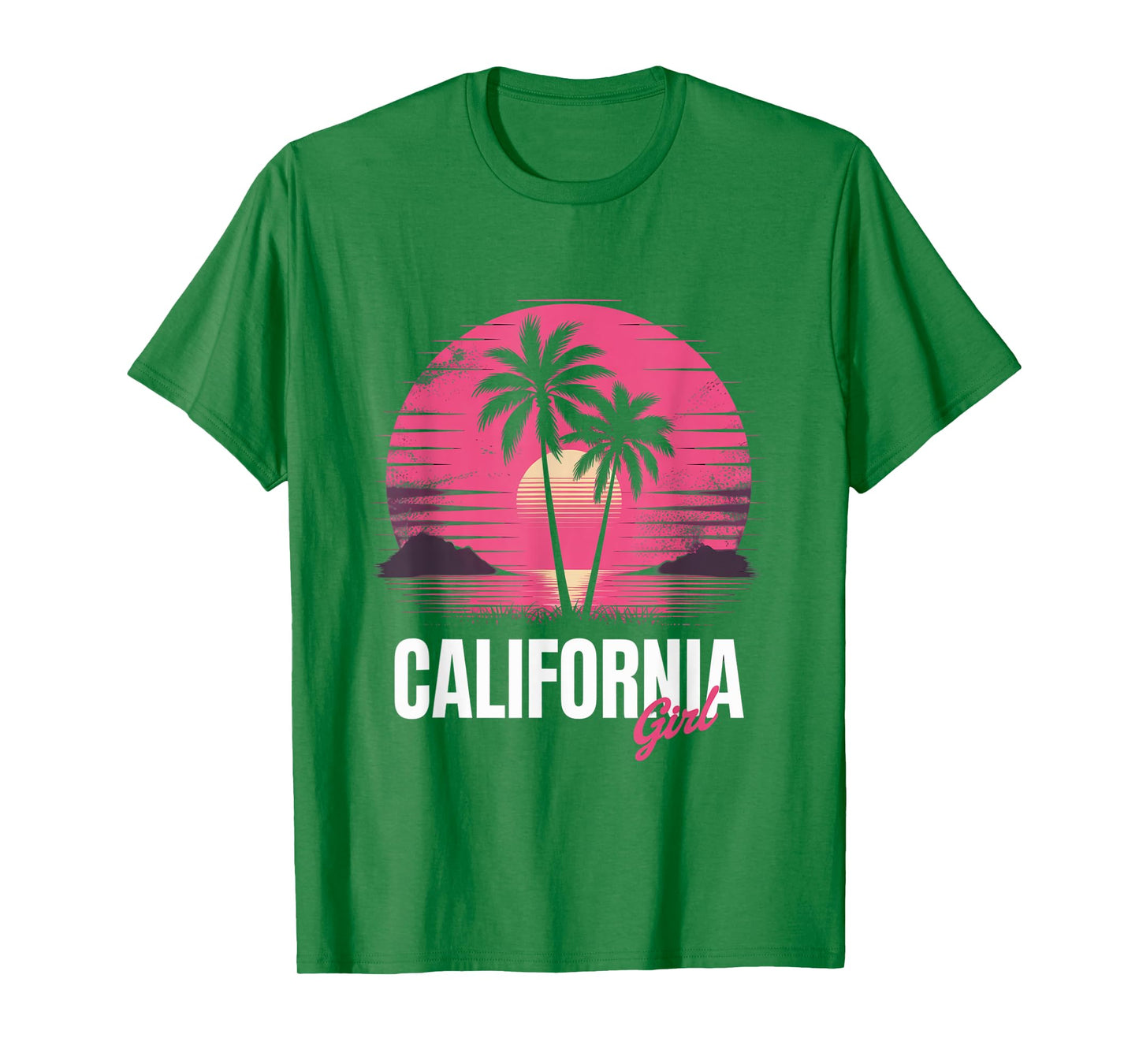The Original California Girl Cute Pink Girly California T-Shirt