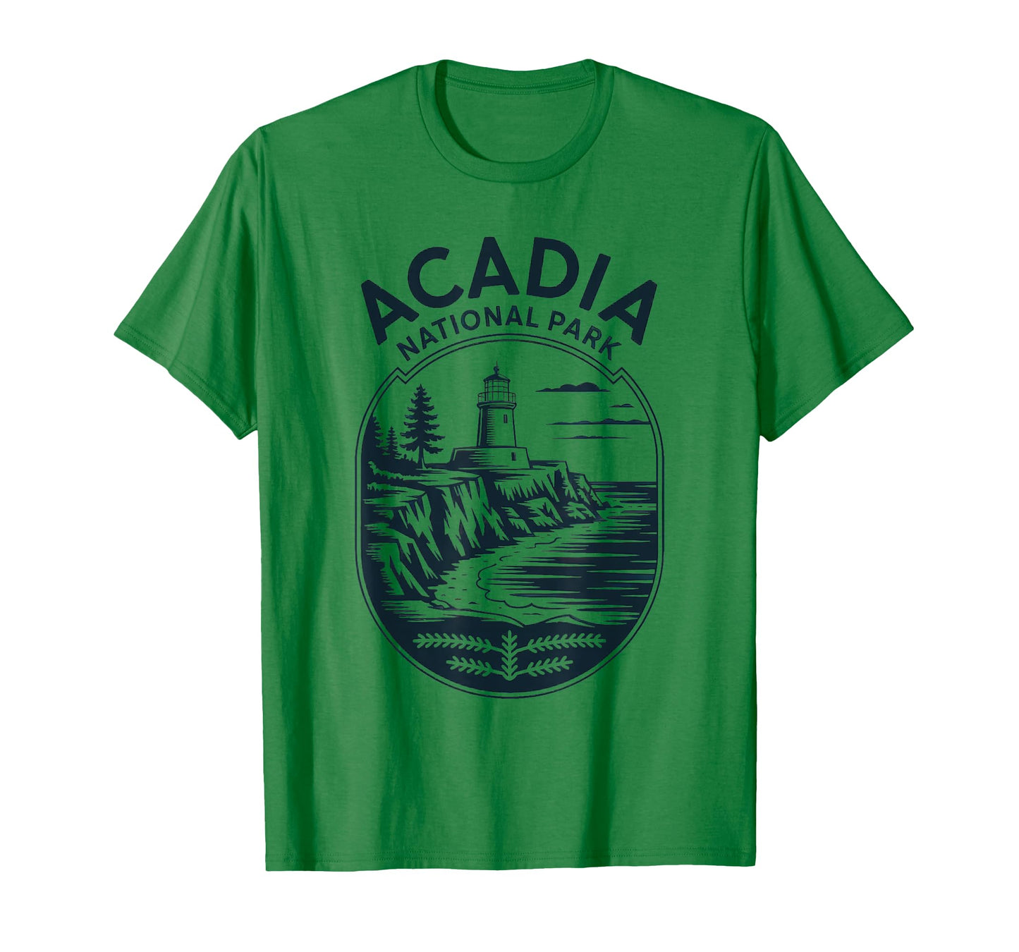 Acadia National Park Retro Camping Hiking US National Park T-Shirt