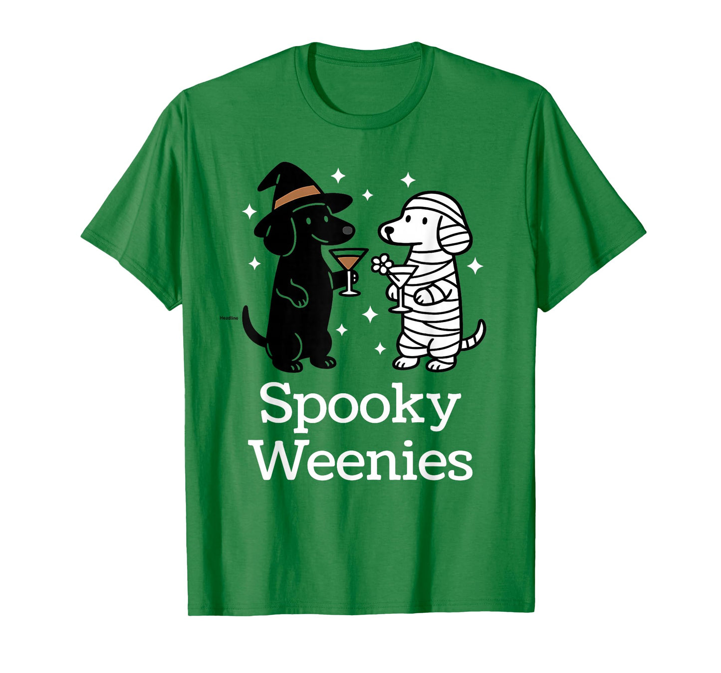 Spooky Weenies Dachshund Funny Halloween Dogs Costume Fun T-Shirt