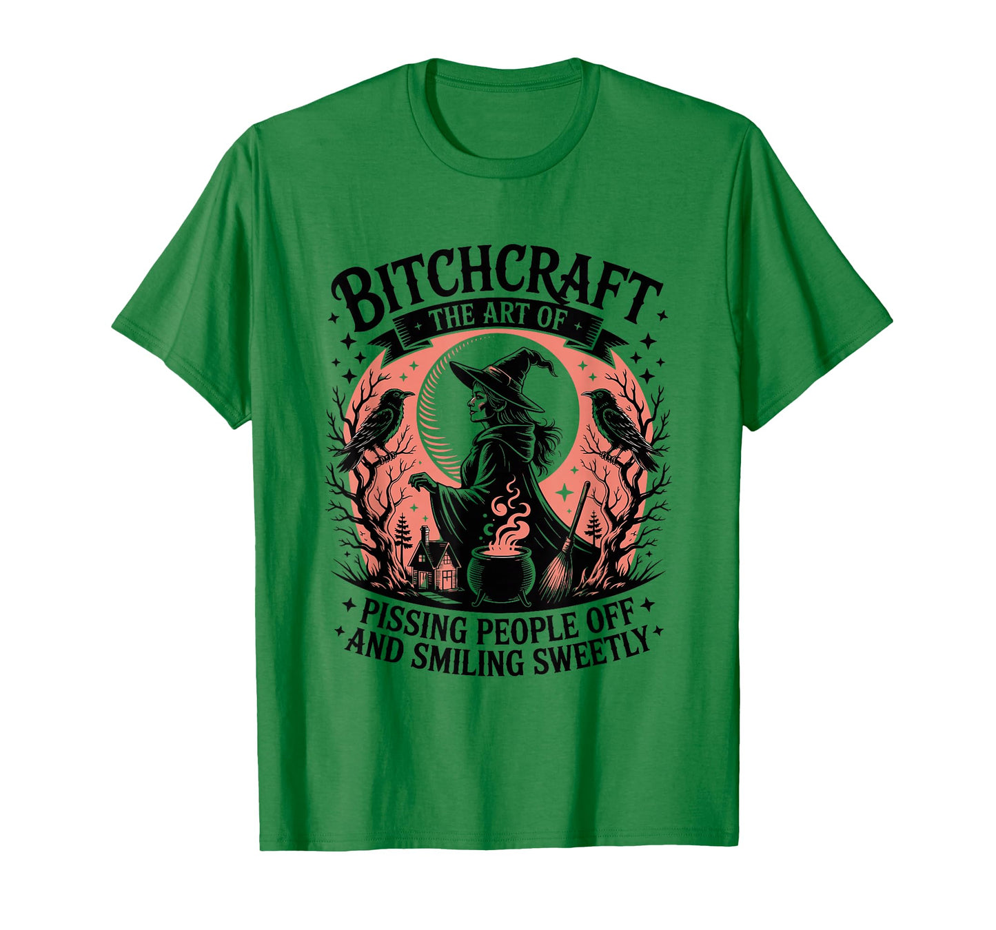 Bitchcraft Funny Witch Halloween T-Shirt