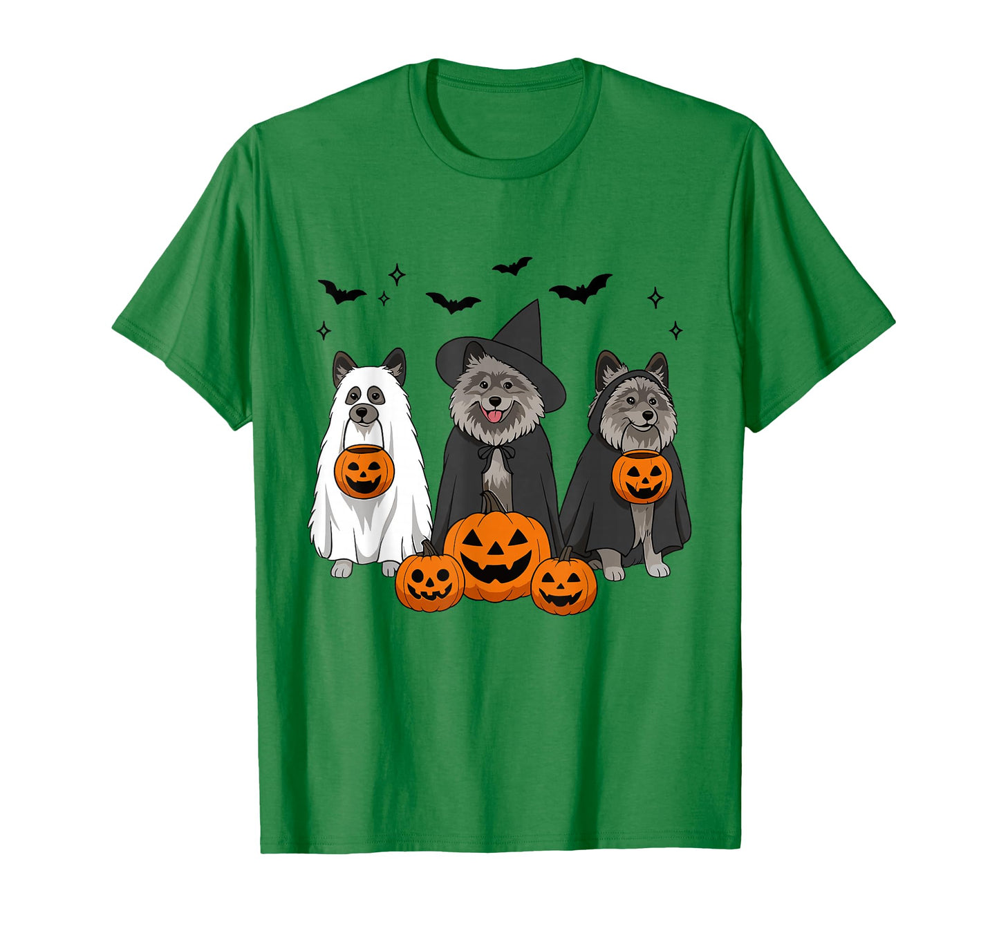 Trick Or Treat Keeshond Halloween Witch Keeshond Dog Mom T-Shirt