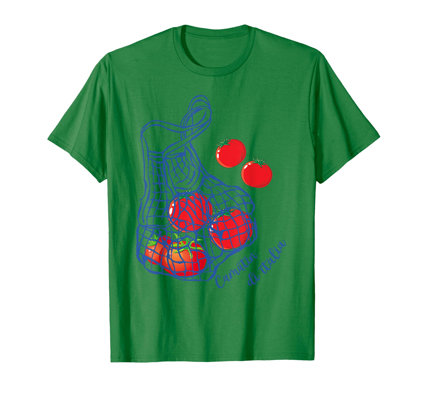 Tomato Bag Girl Summer Gardening Farmer Aesthetic T-Shirt