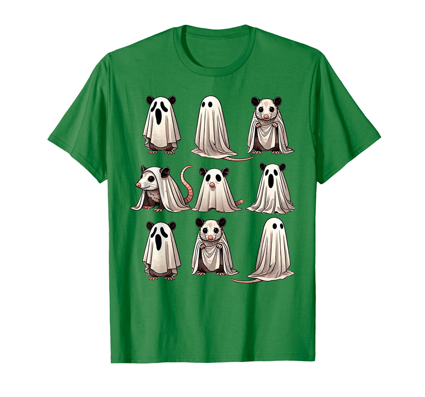 Cute Ghost Opossum Funny Halloween Outfit Costumes Opossum T-Shirt