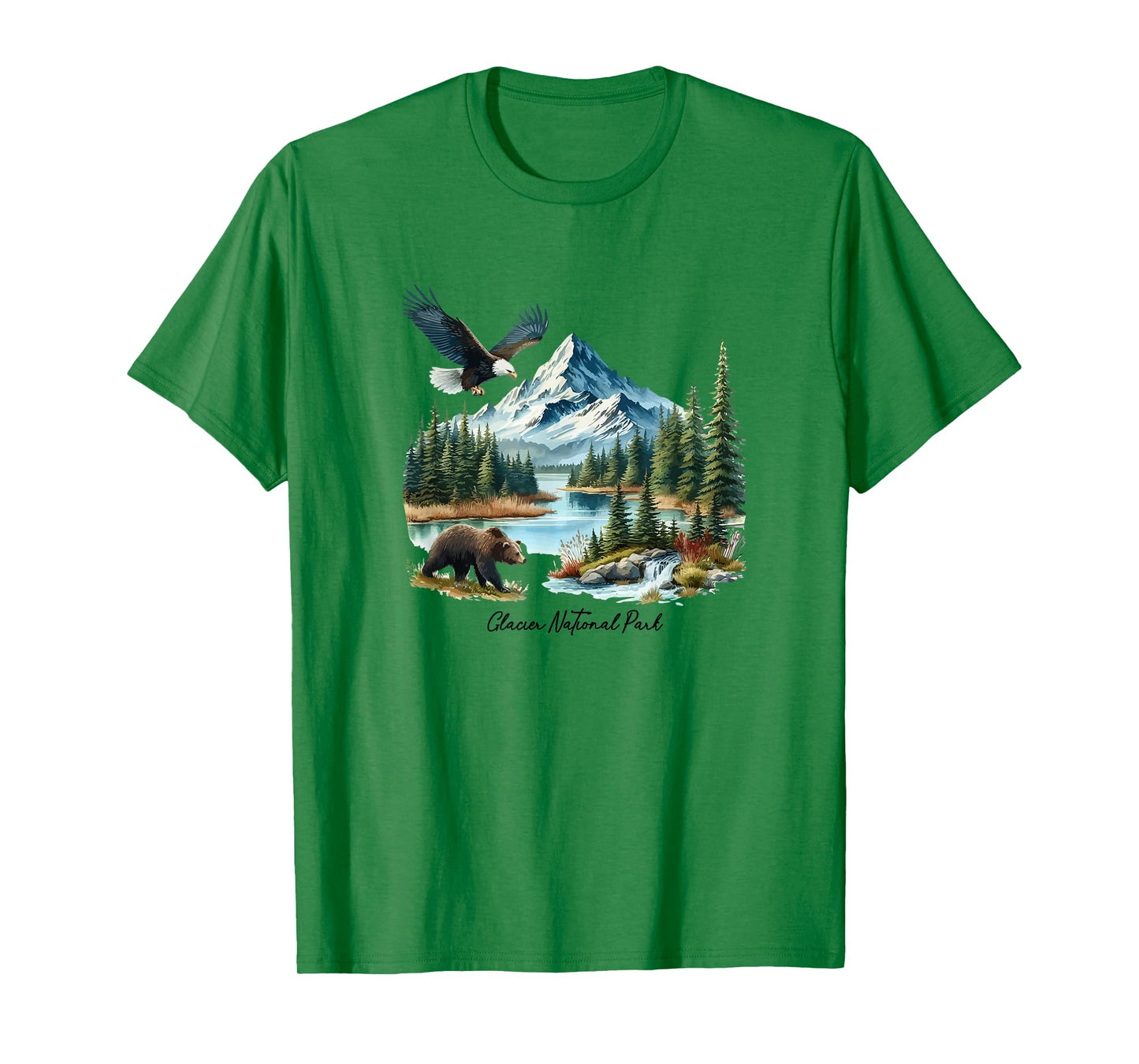 Glacier National Park Bear Vintage 90s T-Shirt