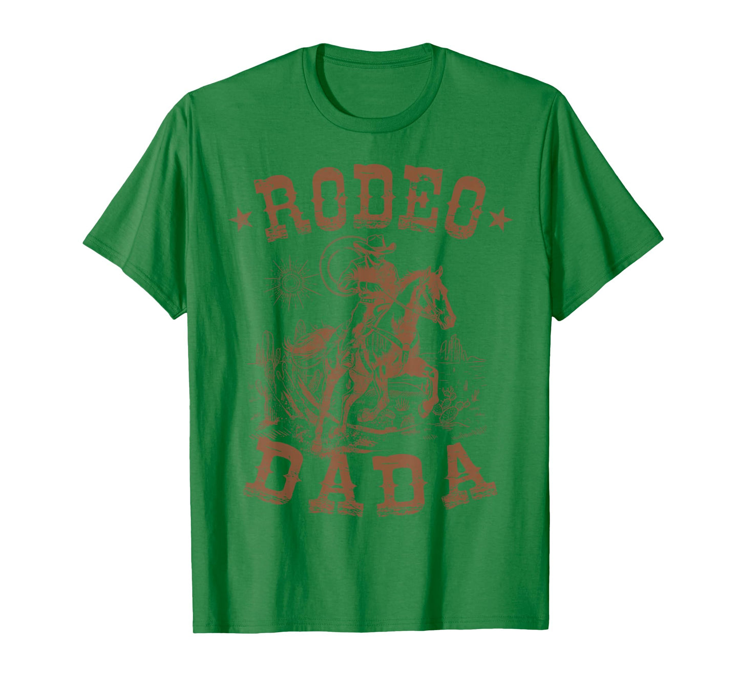 Rodeo Dada Western Cowboy Family Matching Father's Day T-Shirt