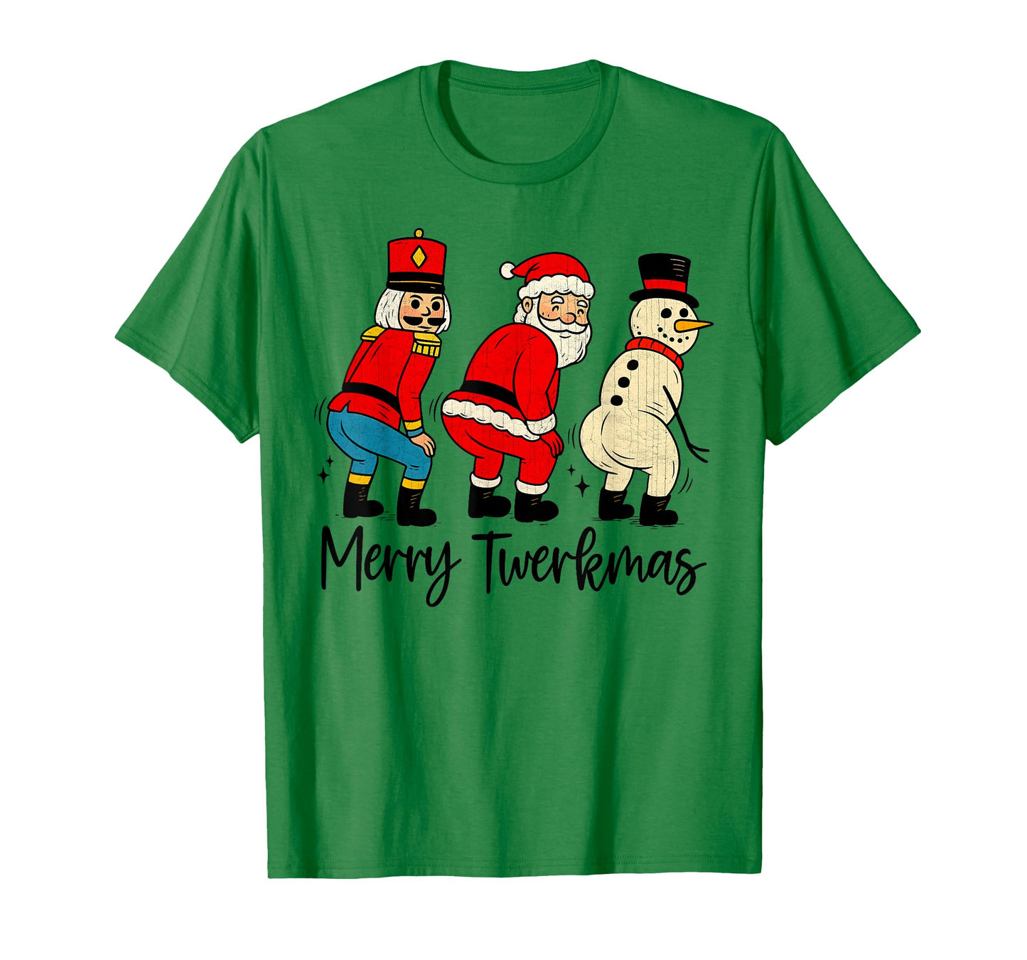 Merry Twerkmas Funny Christmas Dance Ugly Xmas T-Shirt