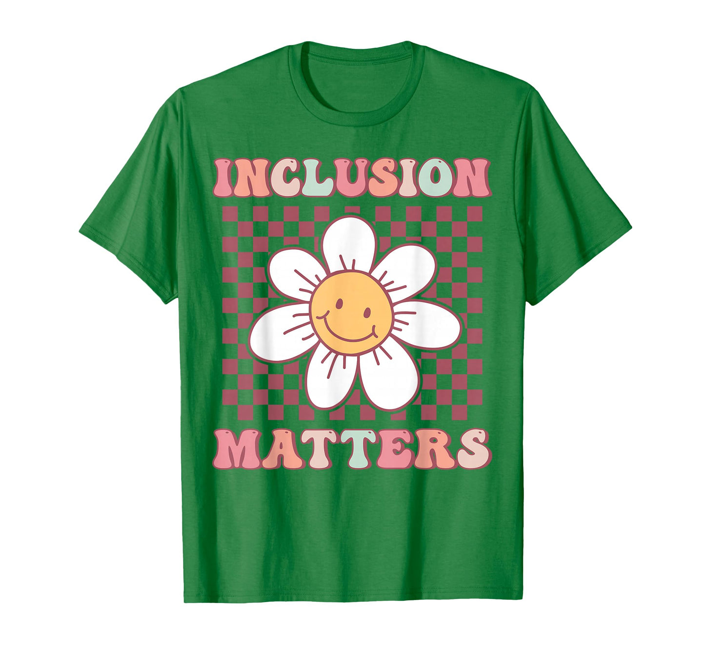 Groovy Inclusion Matters Cute Daisy Flower Special Education T-Shirt