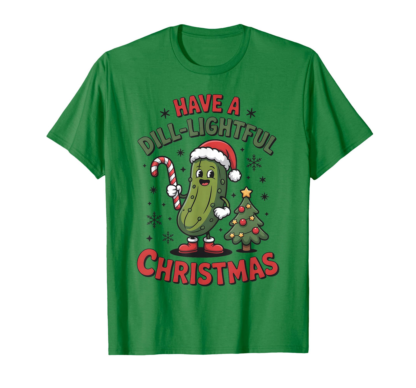 Christmas Pickle Dill Lightful T-Shirt