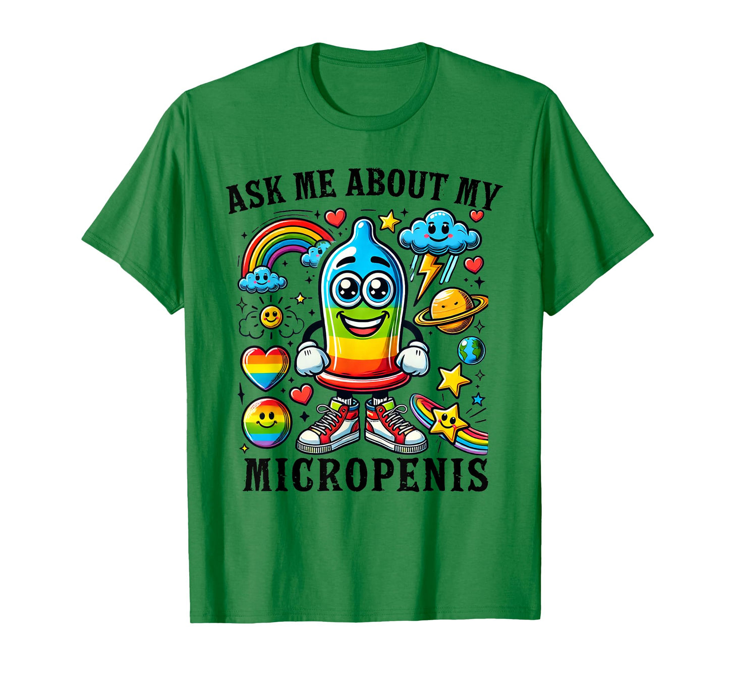 Ask Me About My Micropenis Funny Inappropriate Adult Humor T-Shirt