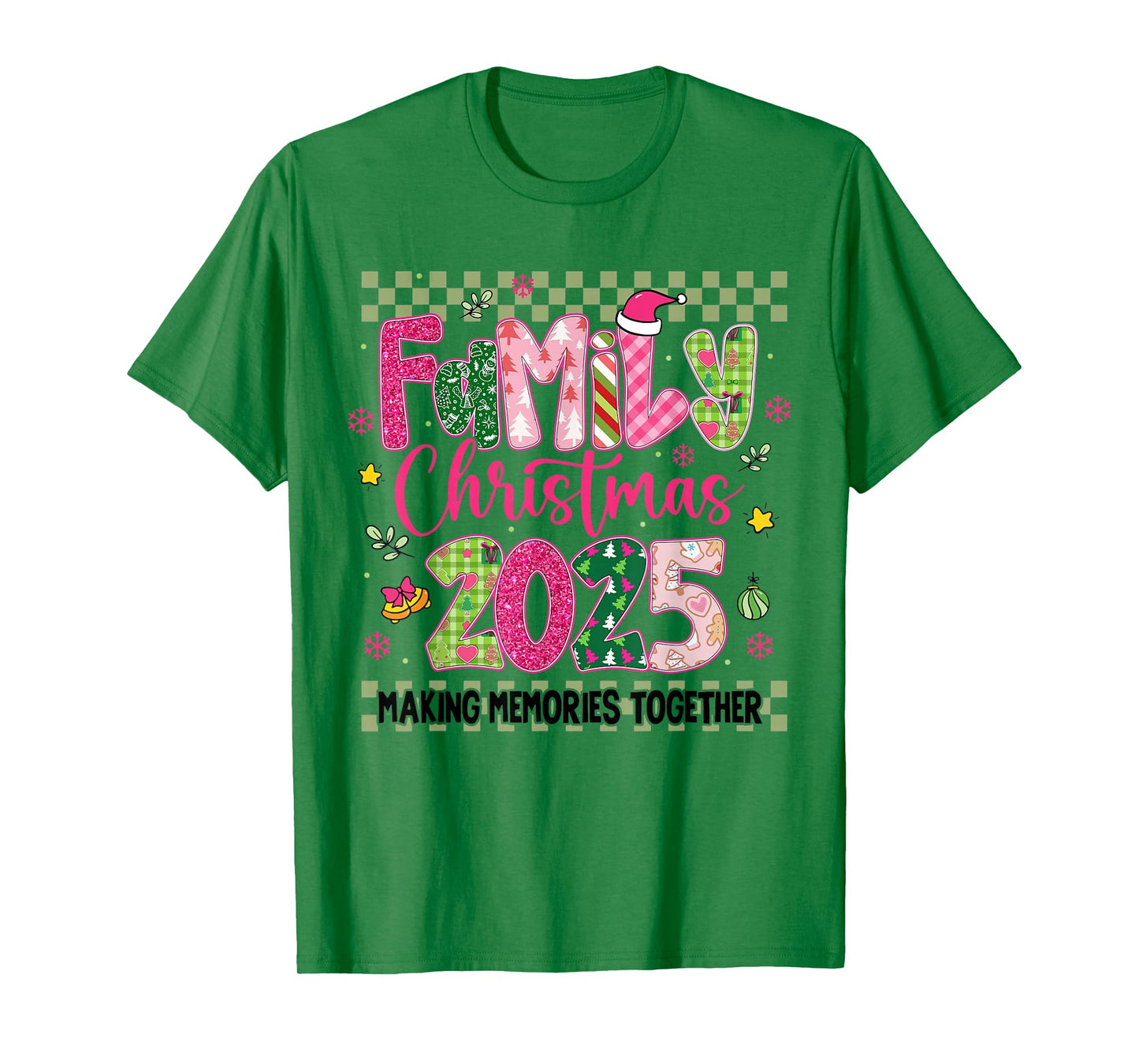 Family Christmas 2025 Making Memories Together Xmas Matching T-Shirt