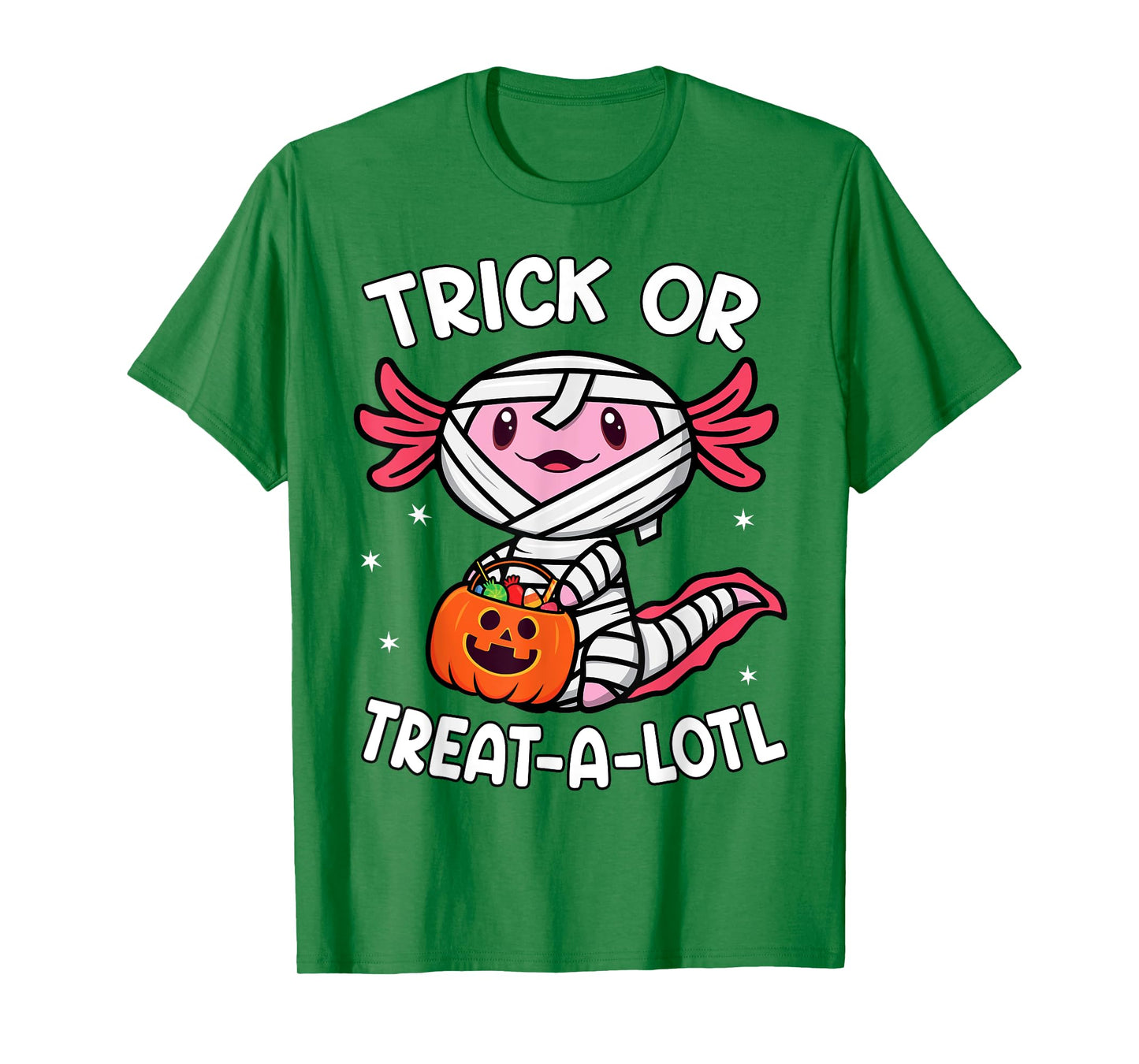 Trick or Treat A Lotl Axolotl Halloween Costume Toddler Kids T-Shirt