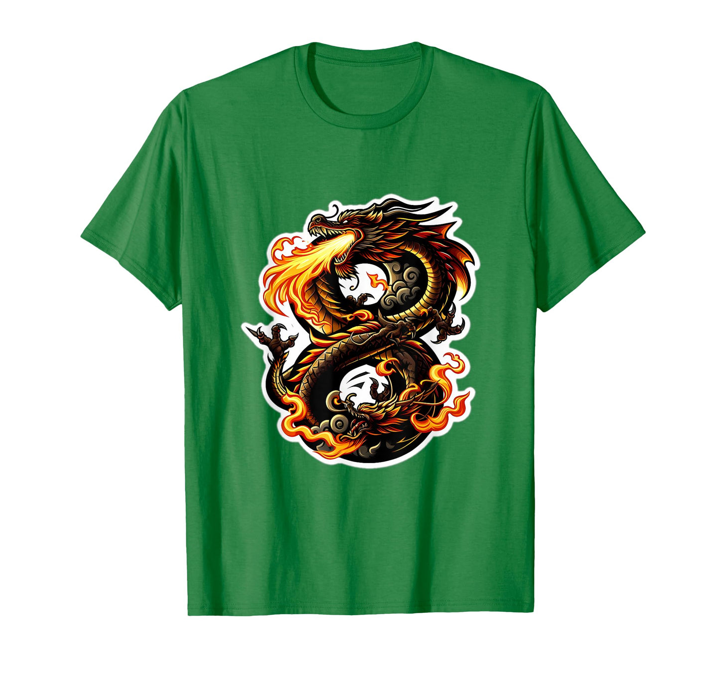 Turning 8 Years Old Dragon Birthday Party 8th Bday Boy, Girl T-Shirt