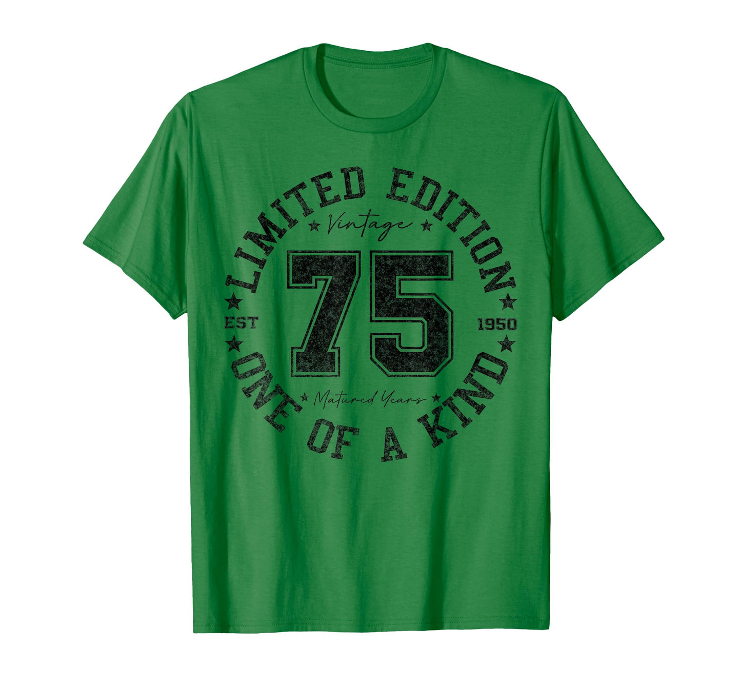 75 Year Old Gifts Vintage 1950 Limited Edition 75th Birthday T-Shirt