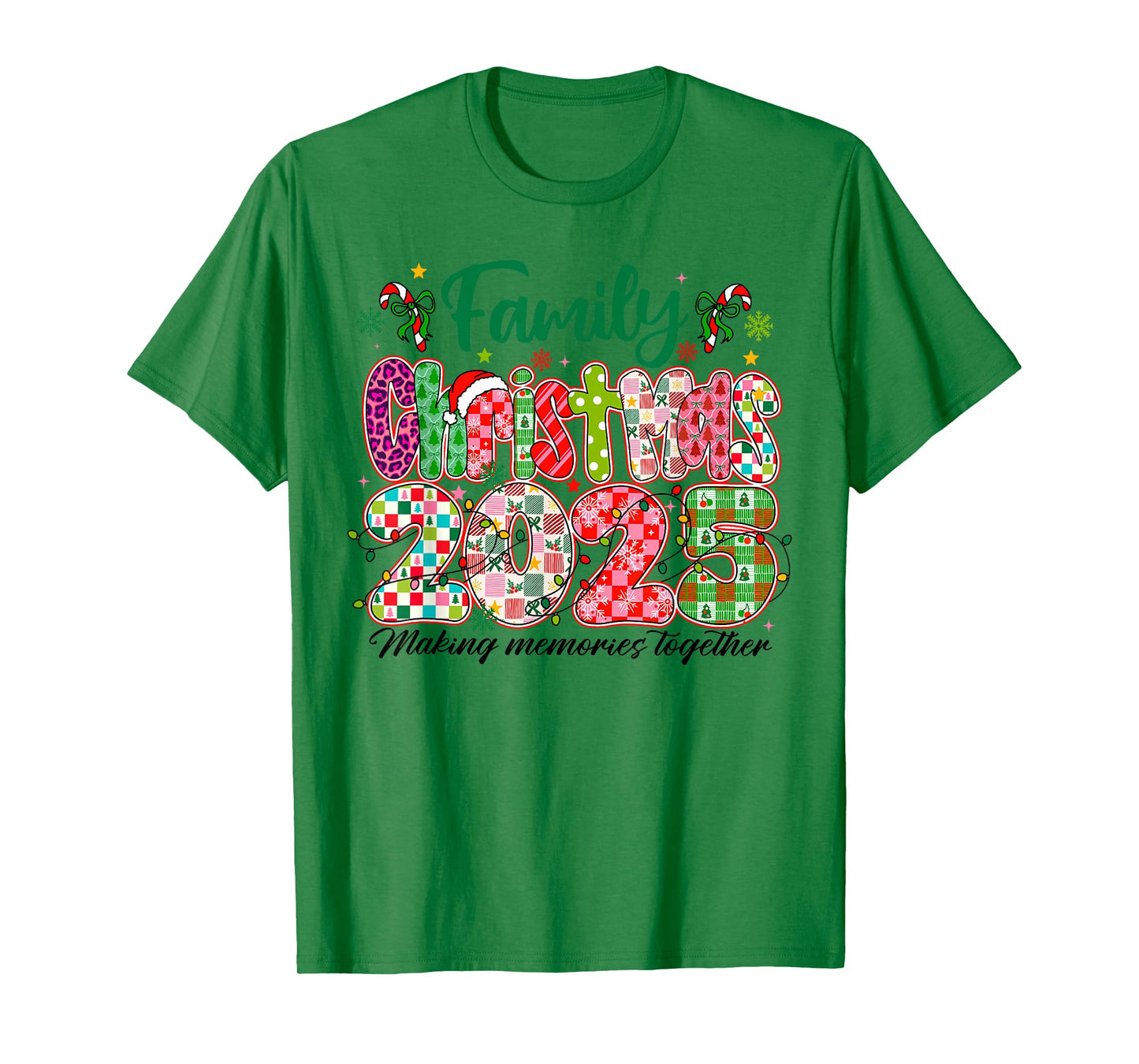 Making Memories Together Xmas Pajamas Family Christmas 2025 T-Shirt