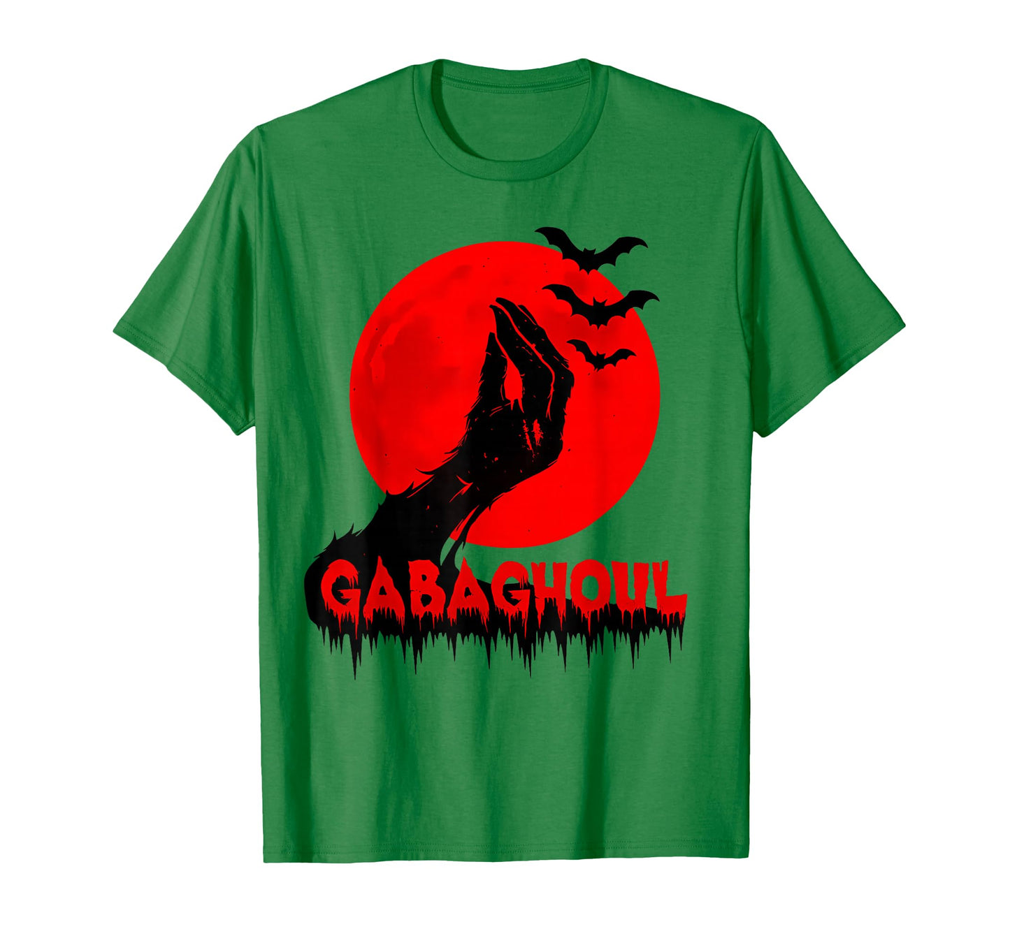 Gabaghoul Funny Hand Moon Italian Joke Halloween Men Women T-Shirt