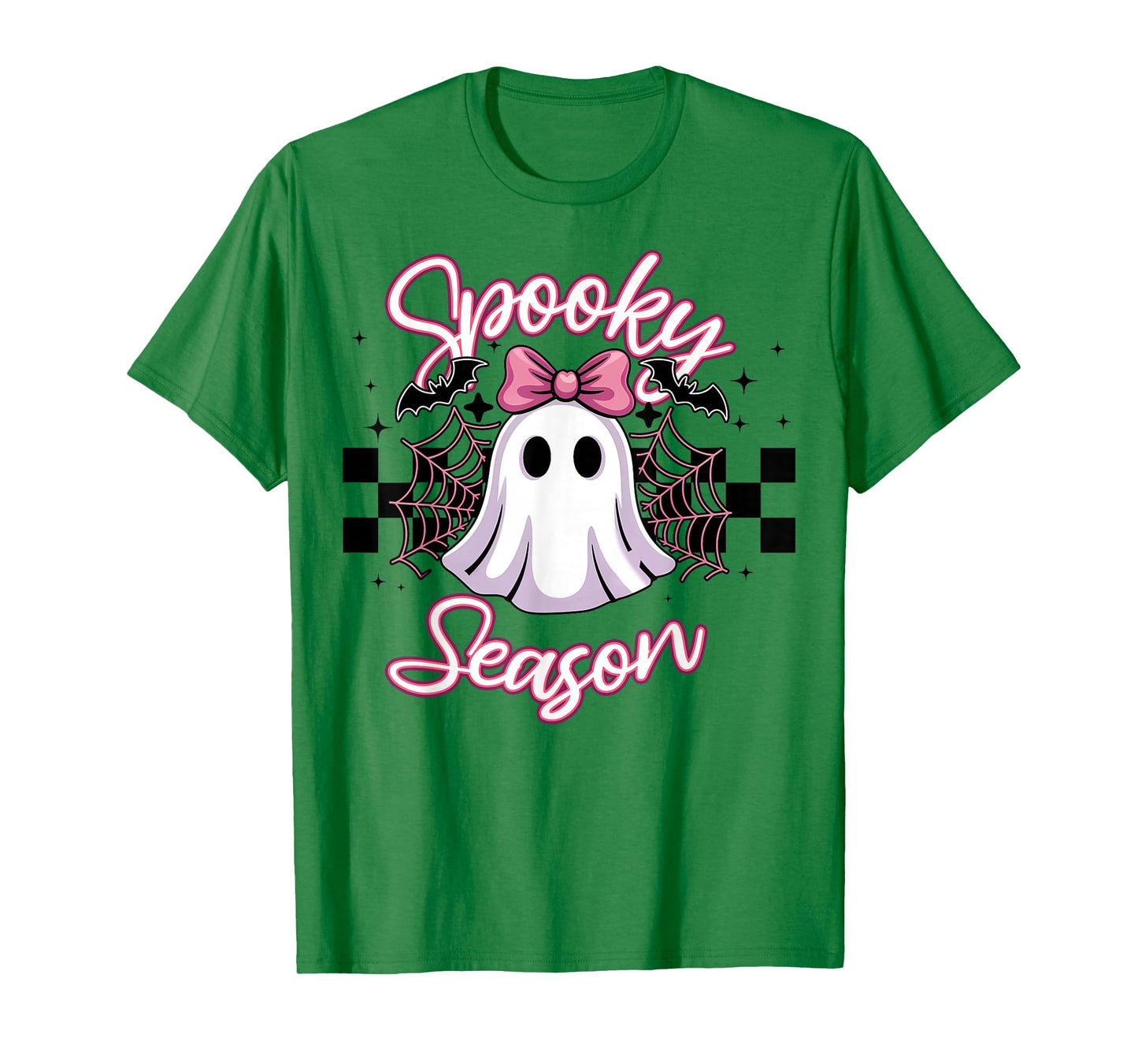 Spooky Season Retro Happy Halloween Ghost Women Toddler Girl T-Shirt