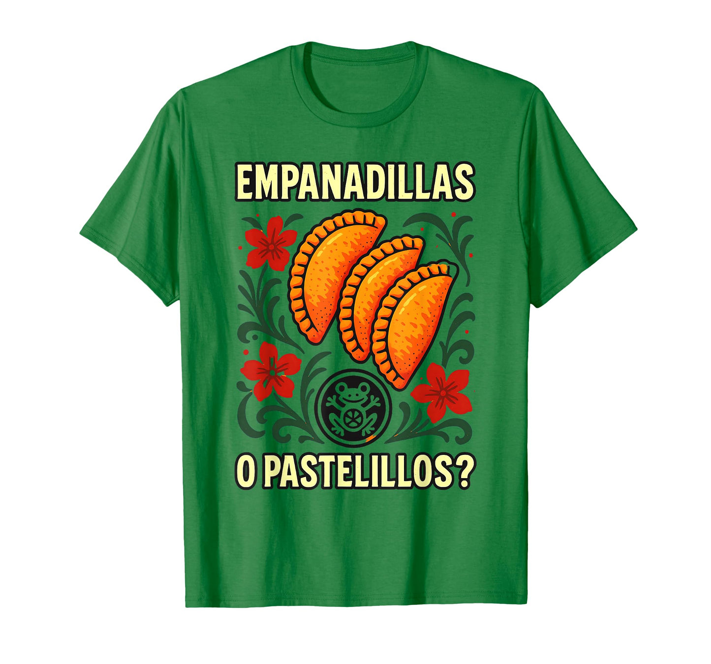 Empanadillas o Pastelillos Puerto Rico Christmas Design T-Shirt