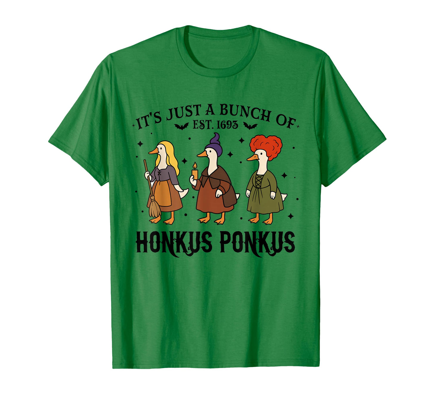 Silly Goose Honkus Ponkus Retro Halloween Goose Spooky T-Shirt