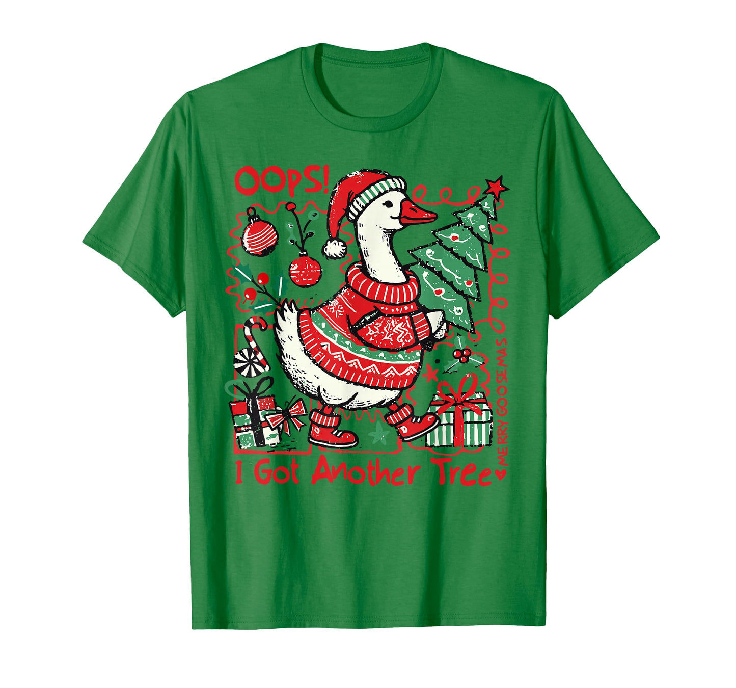 I Bought Another Vintage Tree Merry Goosemas Christmas Tree T-Shirt