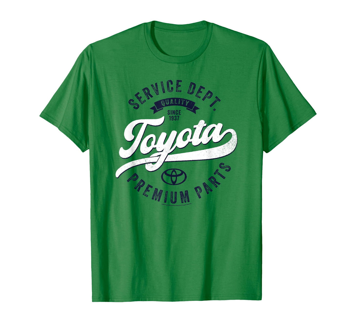Toyota Service Dept Quality Since 1937 Distressed Retro Logo T-Shirt