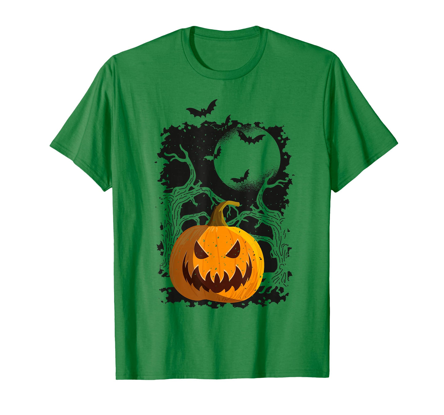 Halloween Costume Pumpkin Bats Forest Trick Or Treat T-Shirt