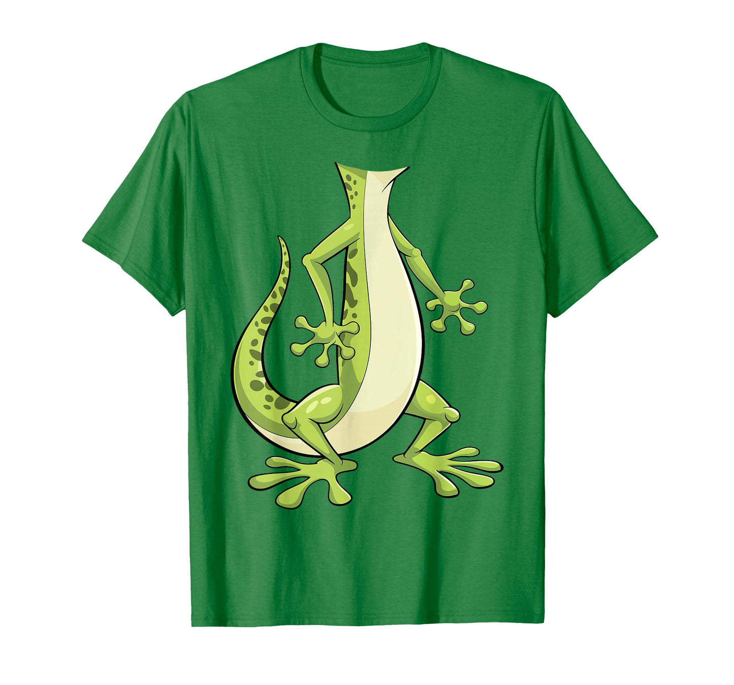 Gecko Shirt Adult Kids Men Women Green Lizard Costume T-Shirt