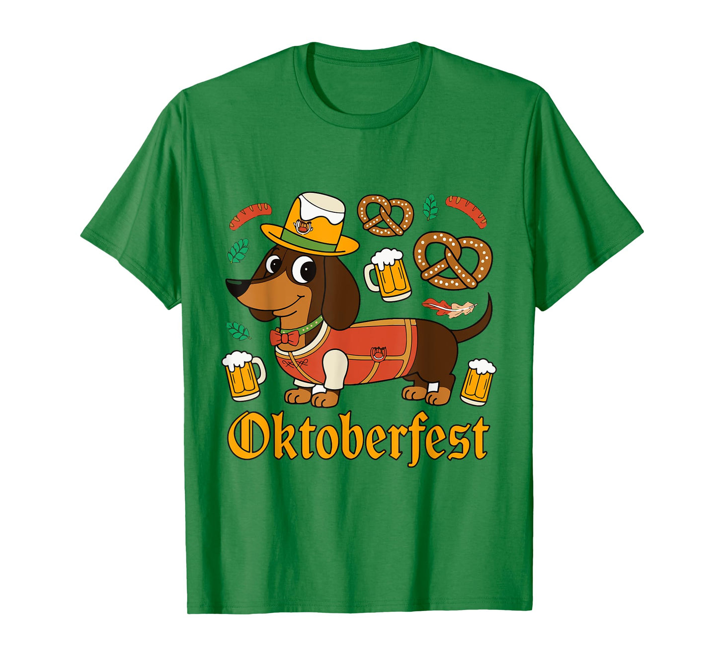 Oktoberfest Dachshund Cute Sausage Dog German Men Women T-Shirt
