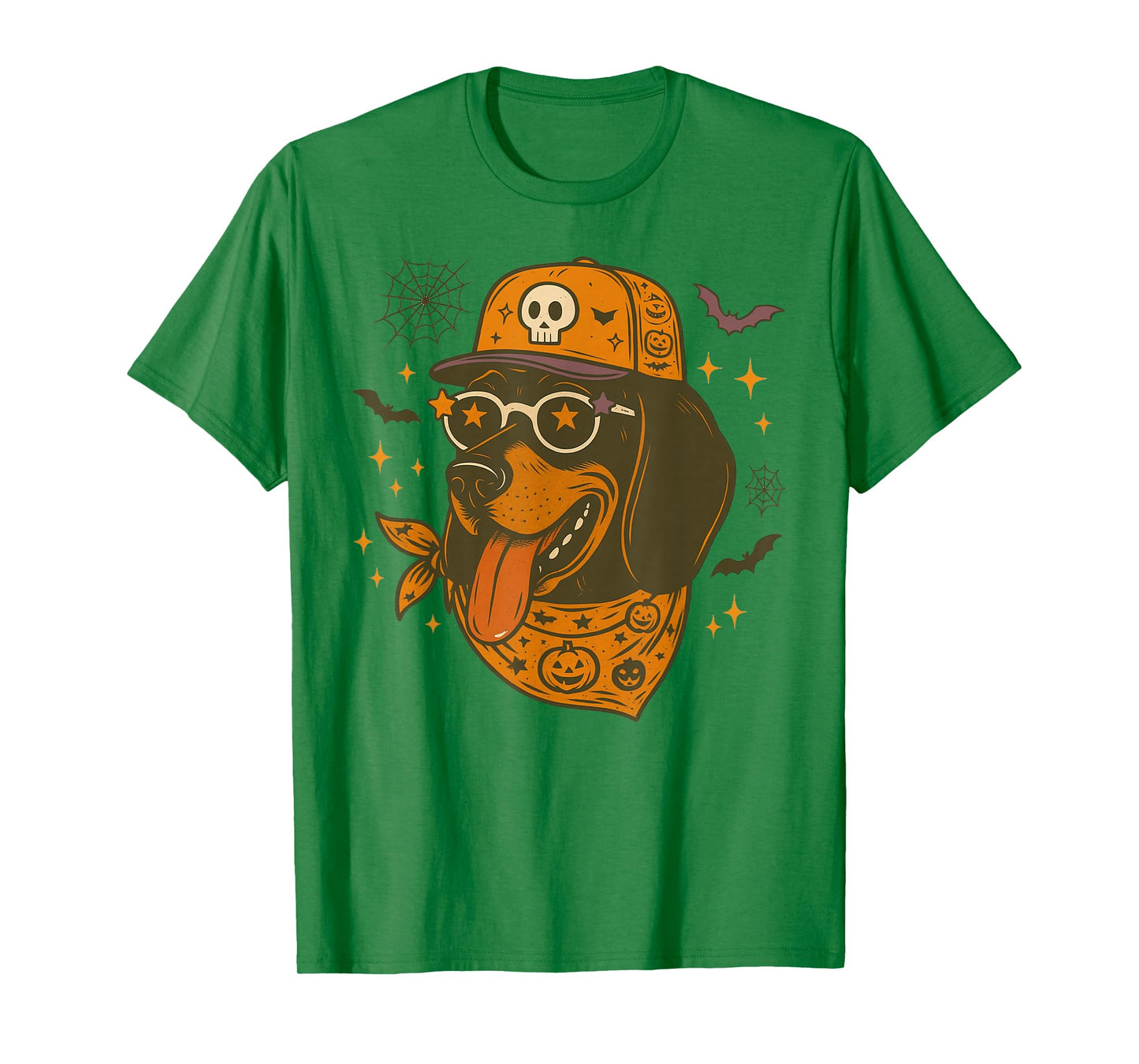 Coonhound Lover Dog Mom Halloween Vibes Spooky Season T-Shirt