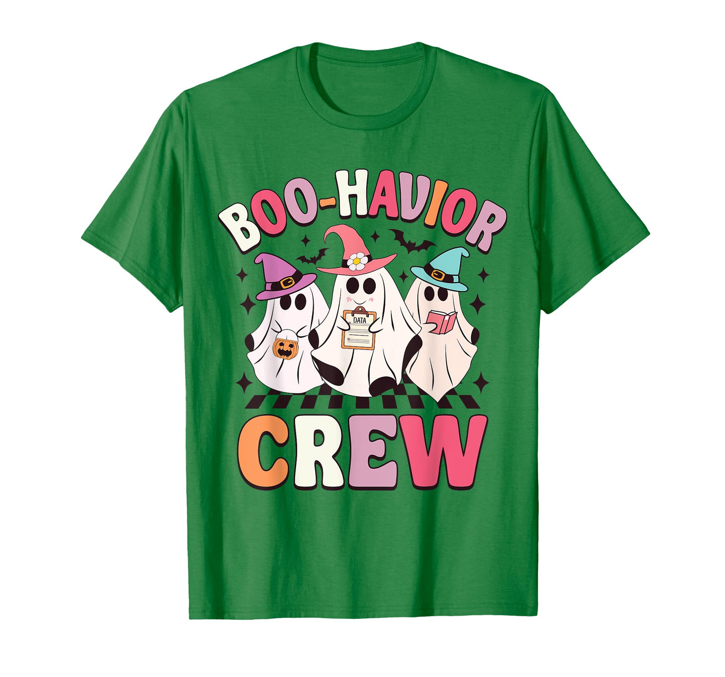 Retro Boo-Havior Crew Behavior Analyst Halloween ABA RBT T-Shirt