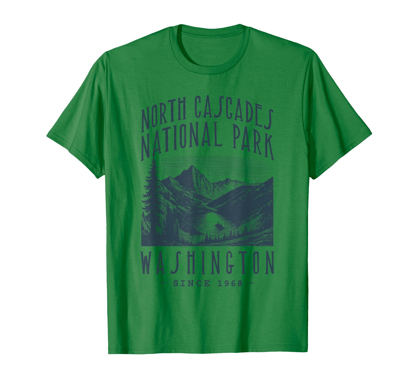 NORTH CASCADES NATIONAL PARK, WASHINGTON. CAMPING, HIKER T-Shirt