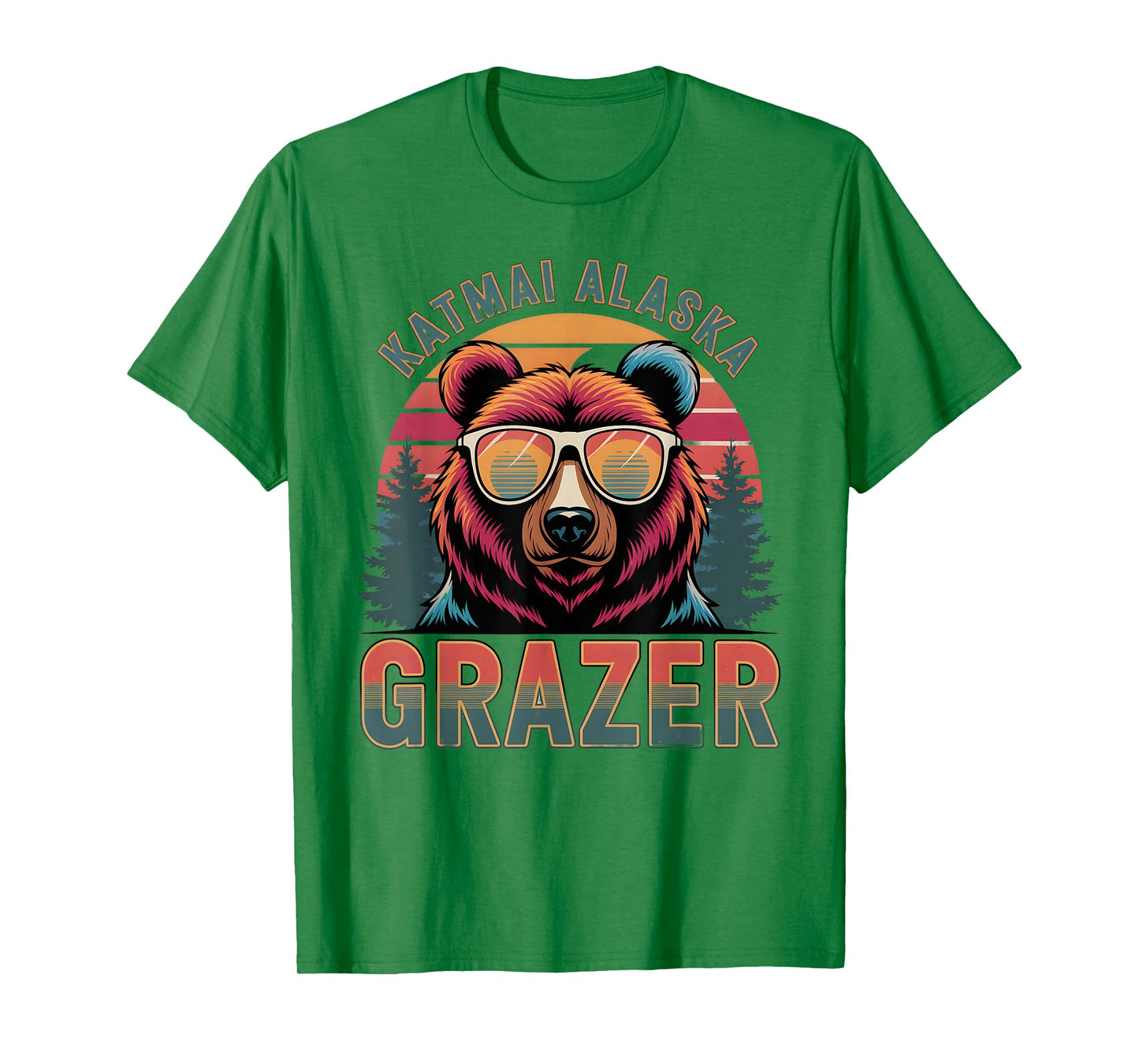 Funny Katmai Alaska Grazer Vintage Fat Bear Week 2025 T-Shirt