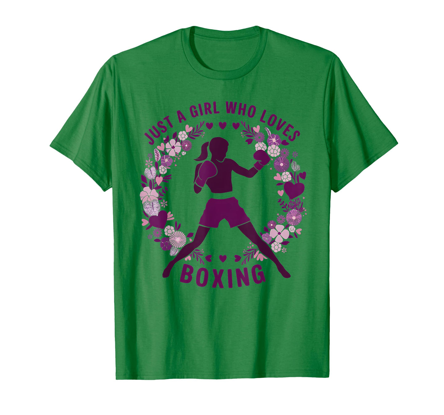 Just A Girl Who Loves Boxing Cute Boxer Boxing Lovers T-Shirt