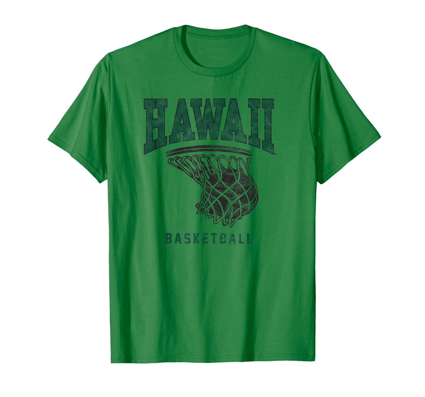 University of Hawaii Rainbow Warriors Basketball Hoop T-Shirt