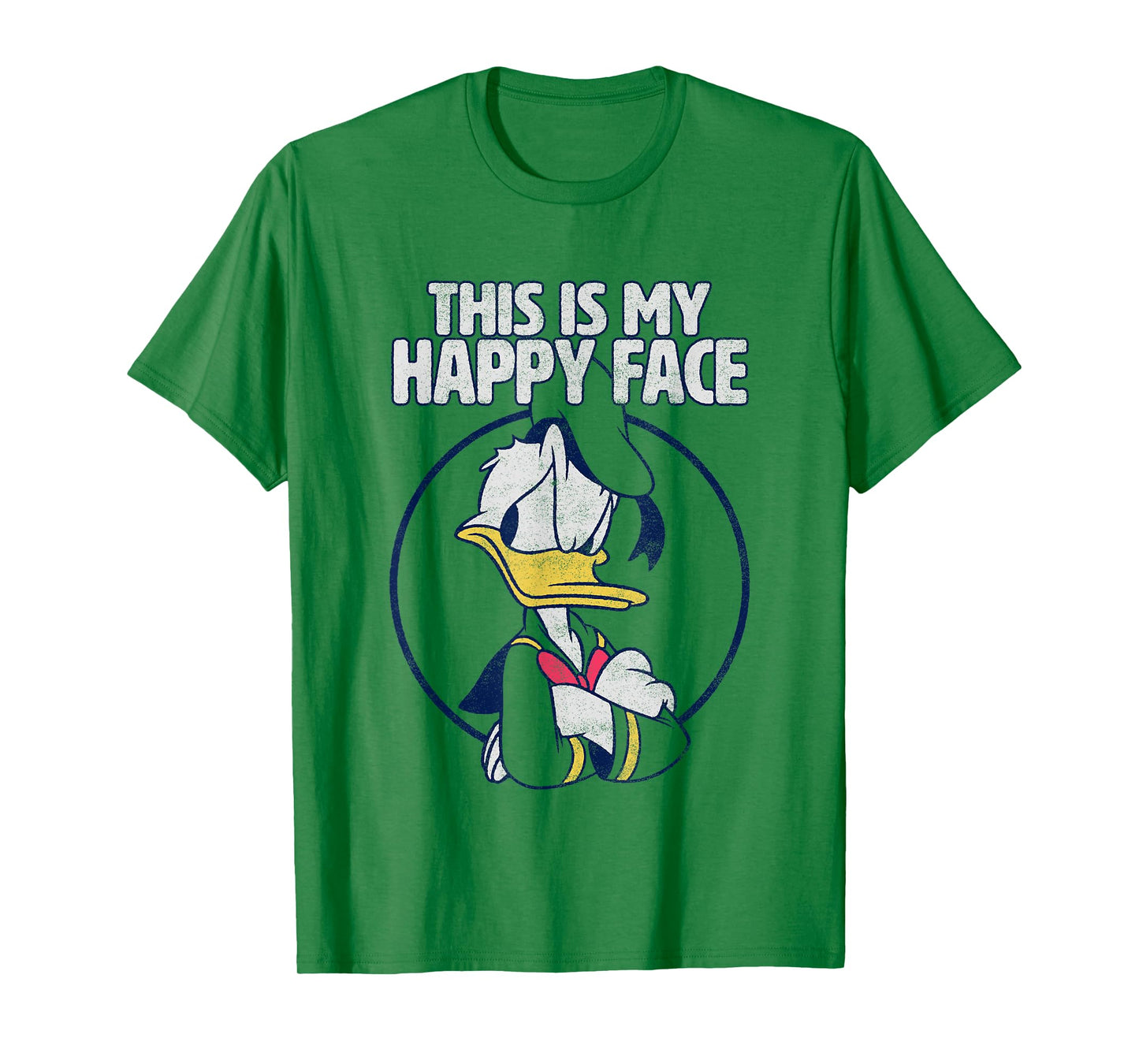 Disney Mickey And Friends Donald Duck My Happy Face T-Shirt