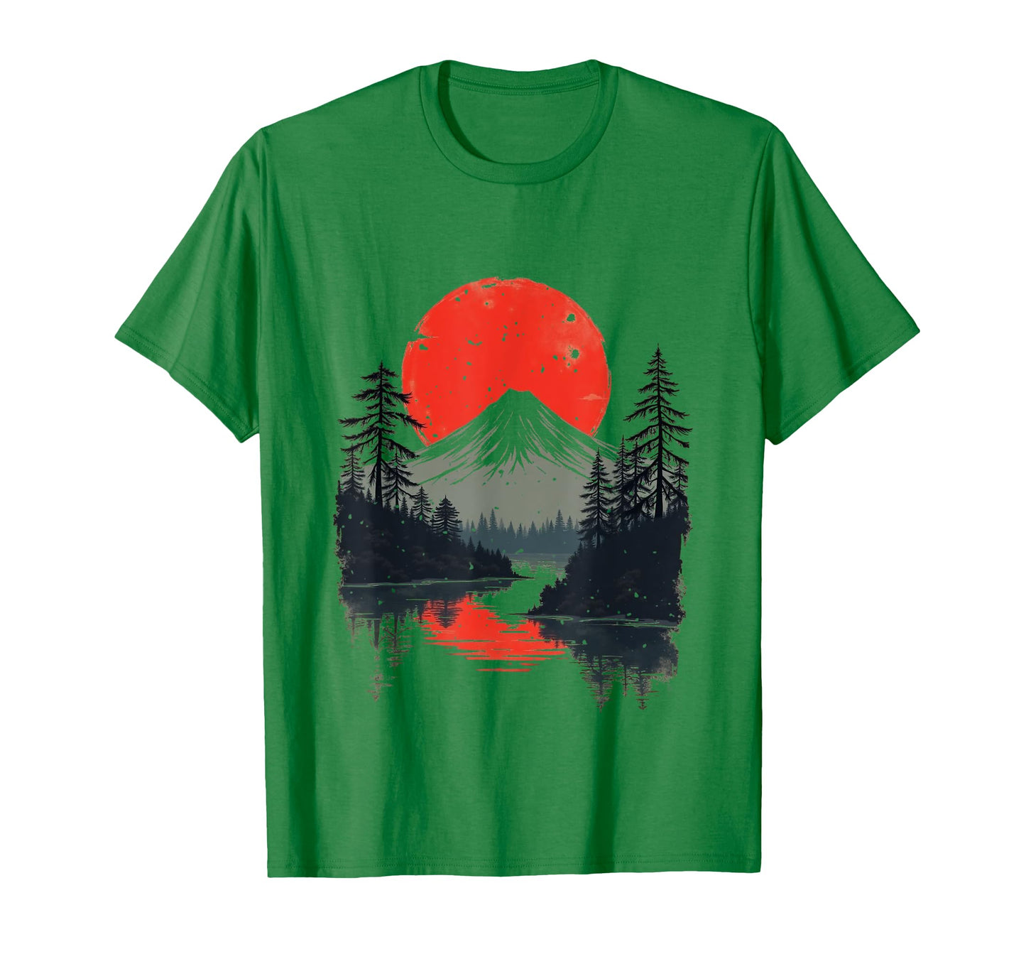 Vintage Japan Landscape With A Lake T-Shirt