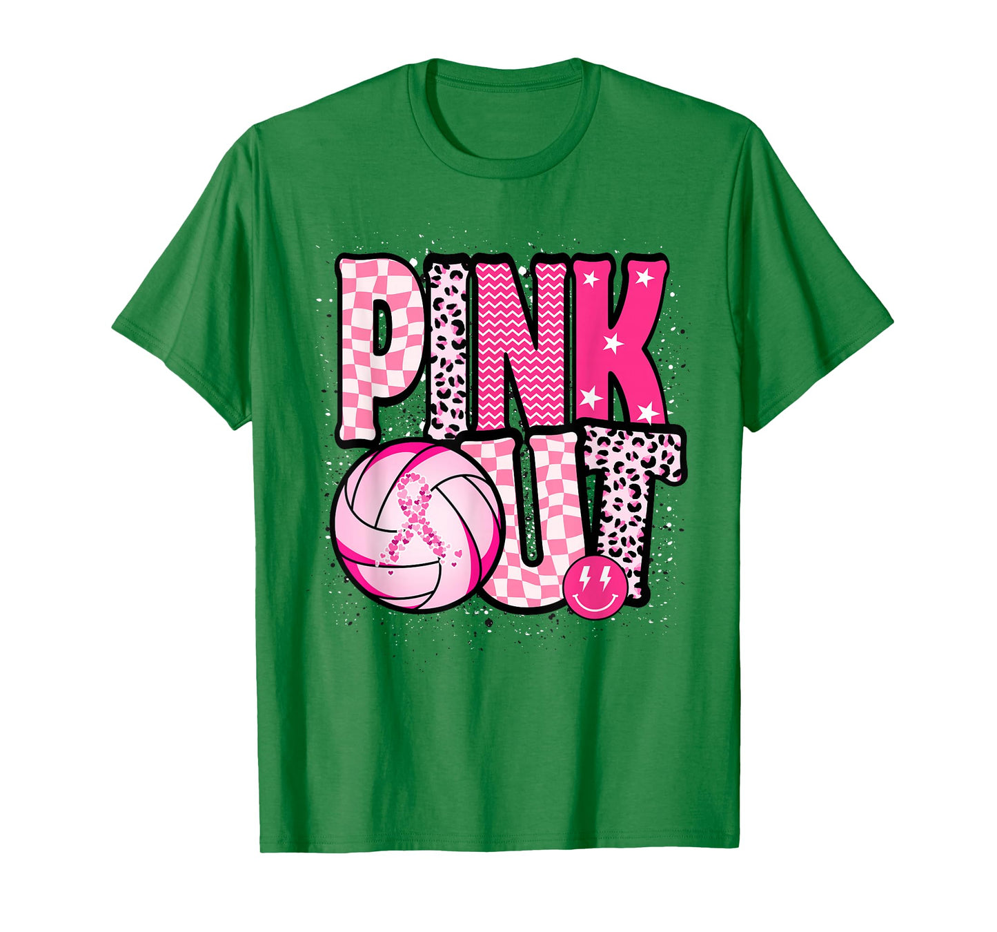 Dig For A Cure Volleyball Pink Out Breast Cancer Awareness T-Shirt