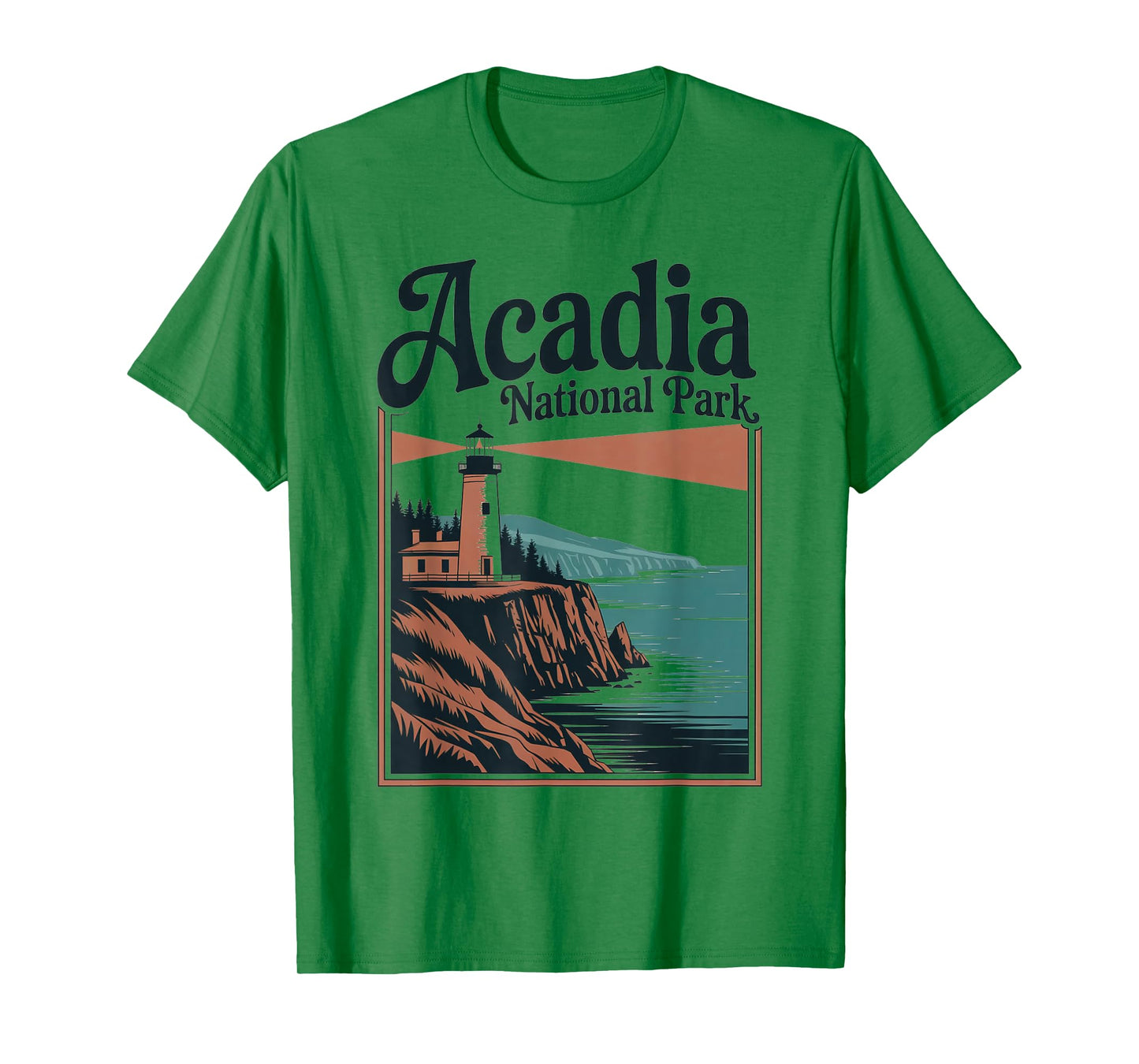 Acadia National Park Retro Outdoor Hiking US National Park T-Shirt